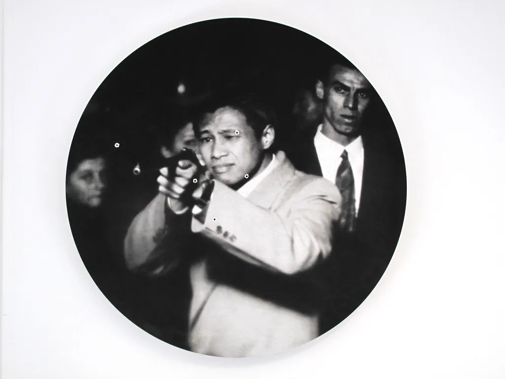 Isabelle LE MINH Rebond Photographie diamètre 48 cm