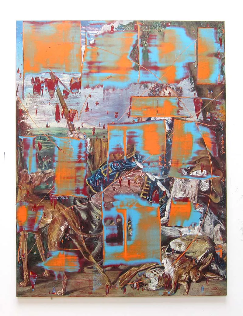 Julien Des Monstiers, Chasseur (d'après Desportes), 2016