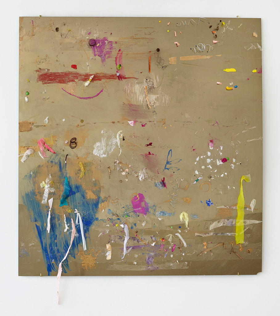 Astrid SVANGREN summer time / pigment of cornflower / summer wine / cucumber and floral spray / summer sadness / my own locus amoemus Peinture 125 × 118 cm