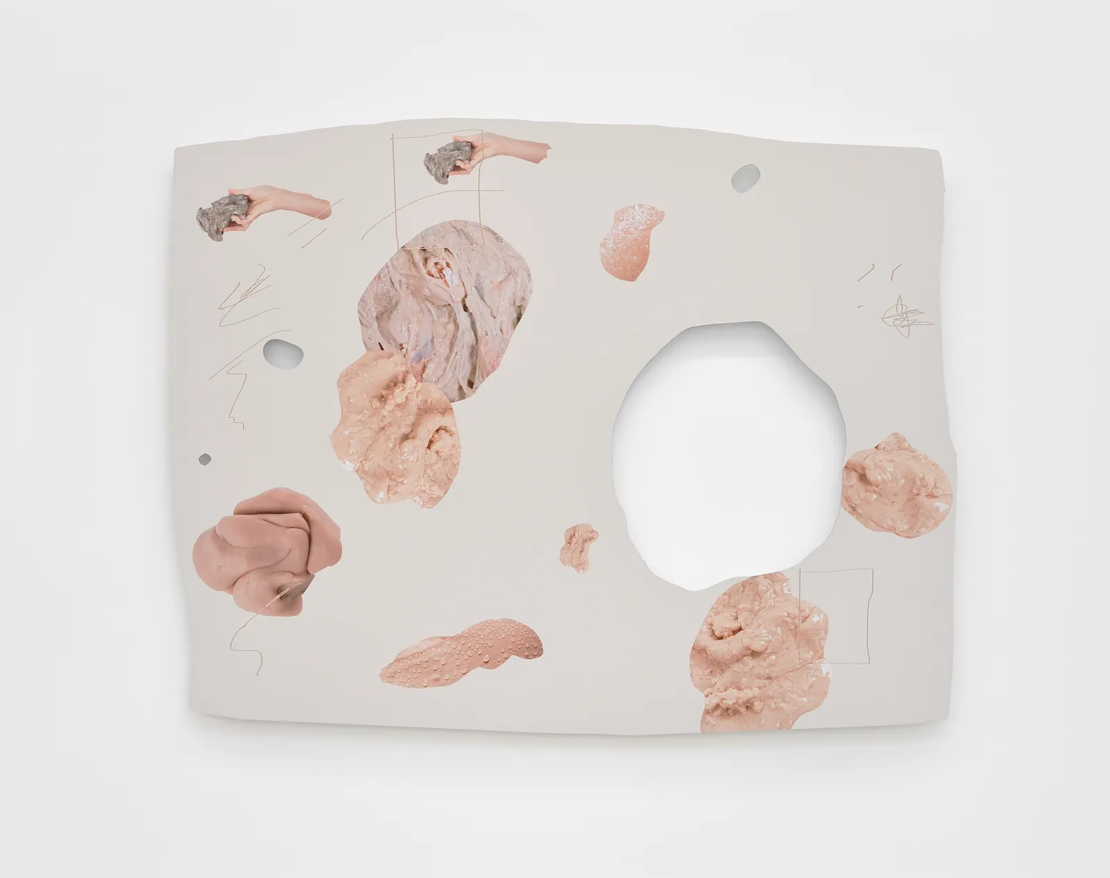 Rachel De Joode, Drawing or flowy conglomeration. Hey! III, 2015