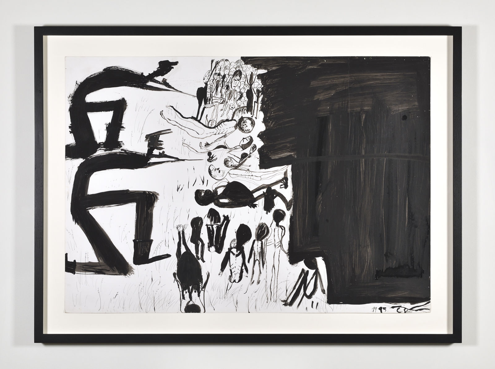 Ceija Stojka, Sans titre ( Bergen-Belsen, ref 510), 1995