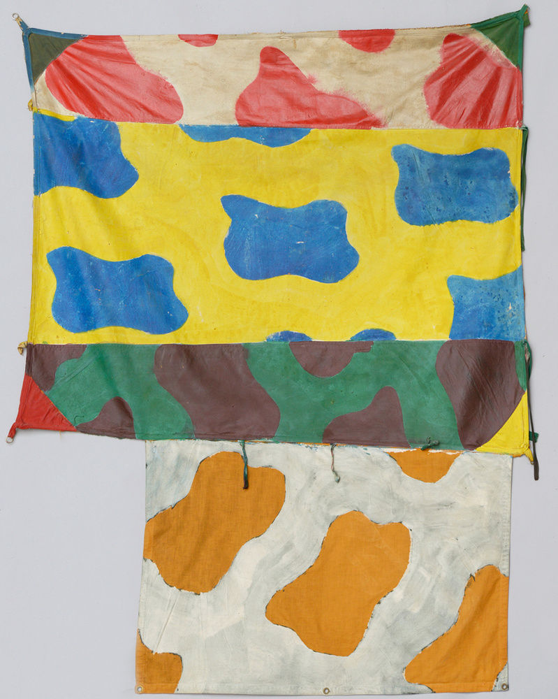 Claude VIALLAT Composition Peinture 180 x 125 cm 70,8 x 49,2 inches