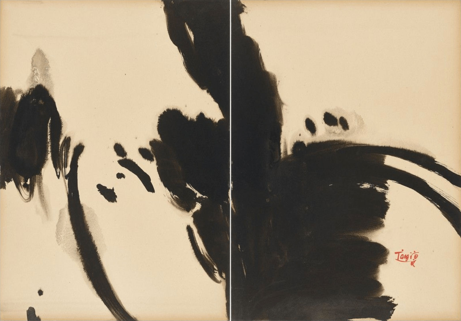 T'ang Haywen, Sans titre, 1975