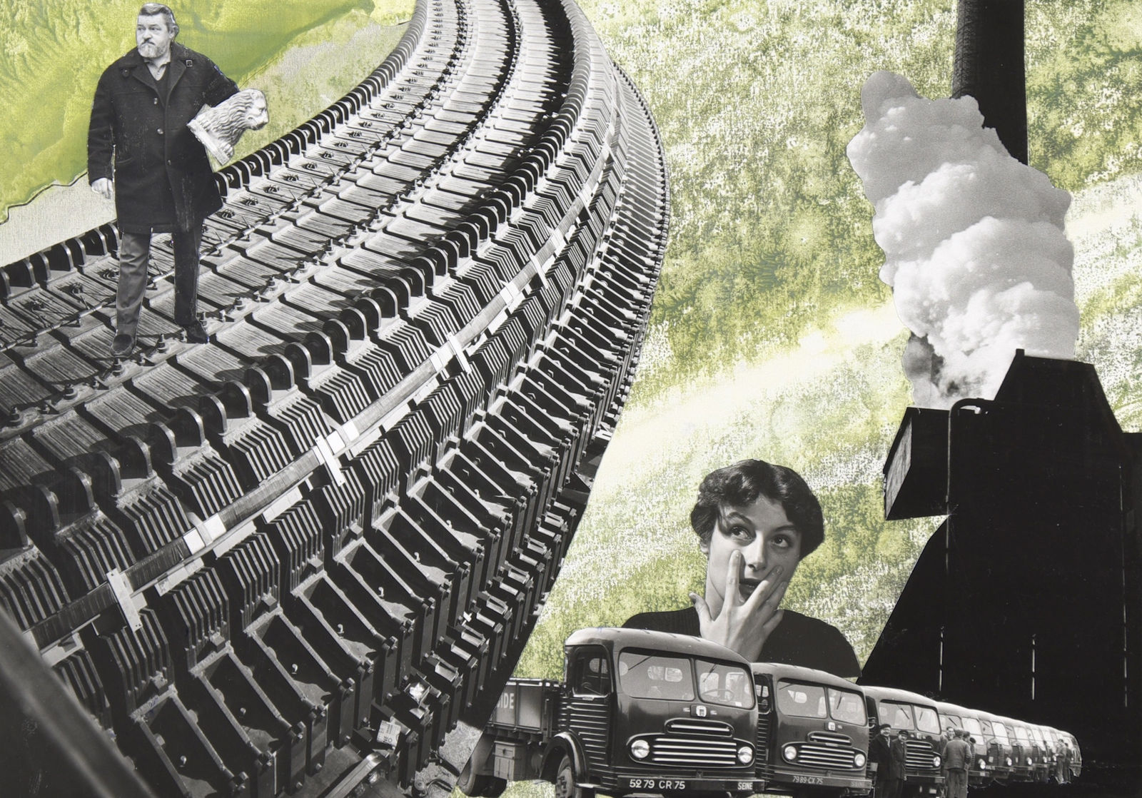 Pierre Jahan , Le Travail et l'art à l'usine, 1970