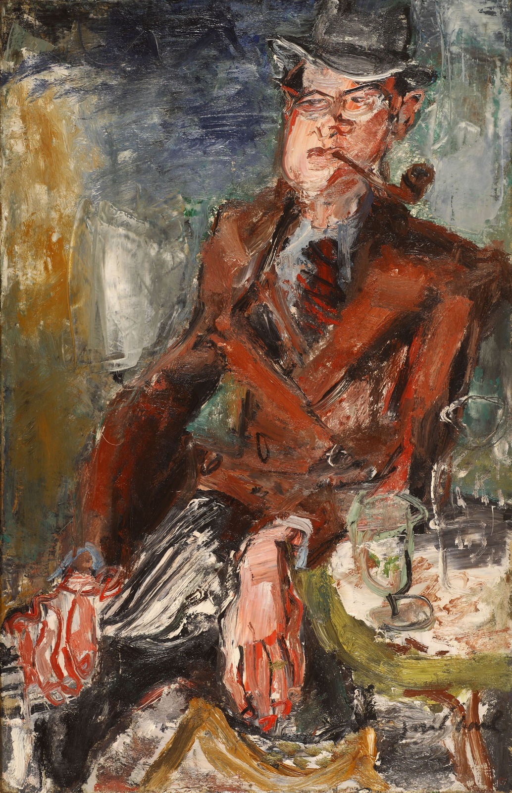 Gen Paul, Portrait d'Ernest Lajeunesse, 1928