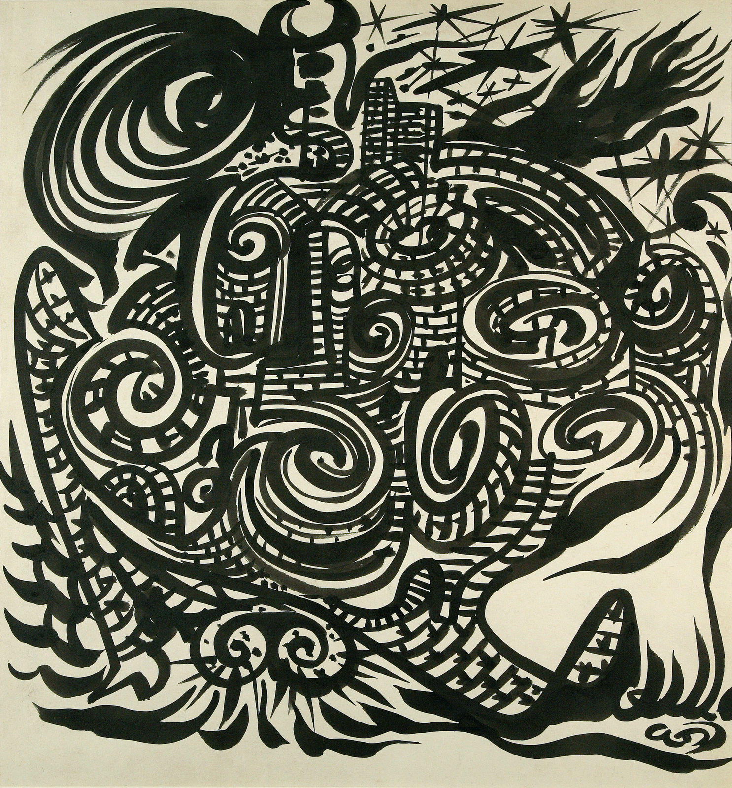 André Masson, Le Labyrinthe, 1939-40