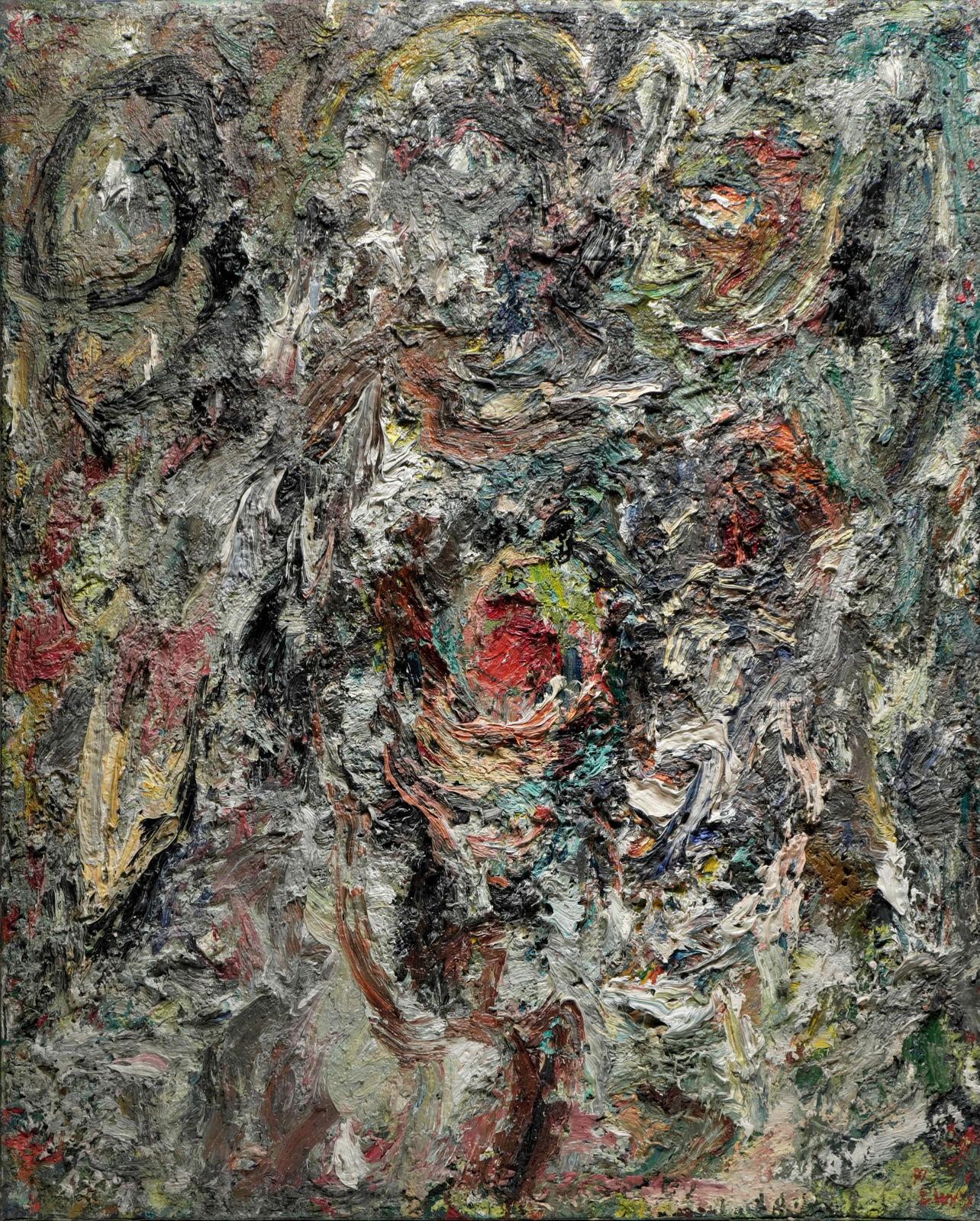 Eugene Leroy, Figure, 1971