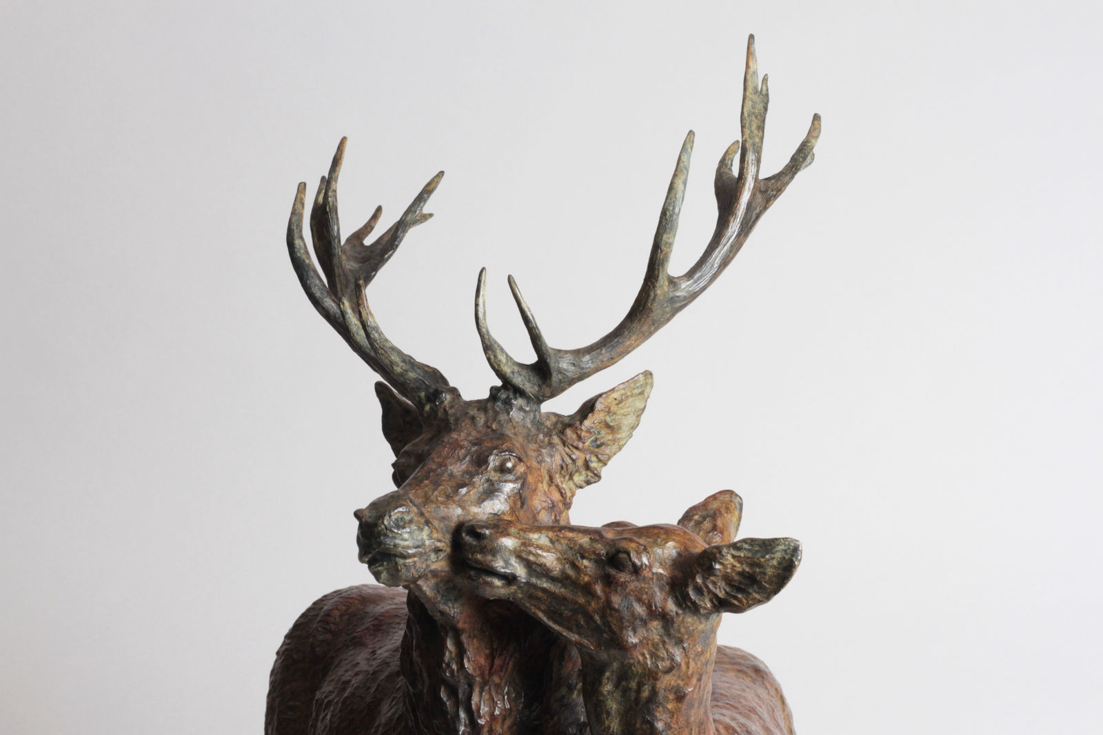 François Beaurin-Berthélemy, Le baiser (Cerf et biche)