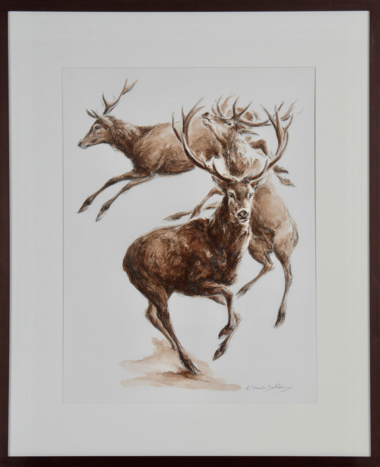 François Beaurin-Berthélemy, Cerfs