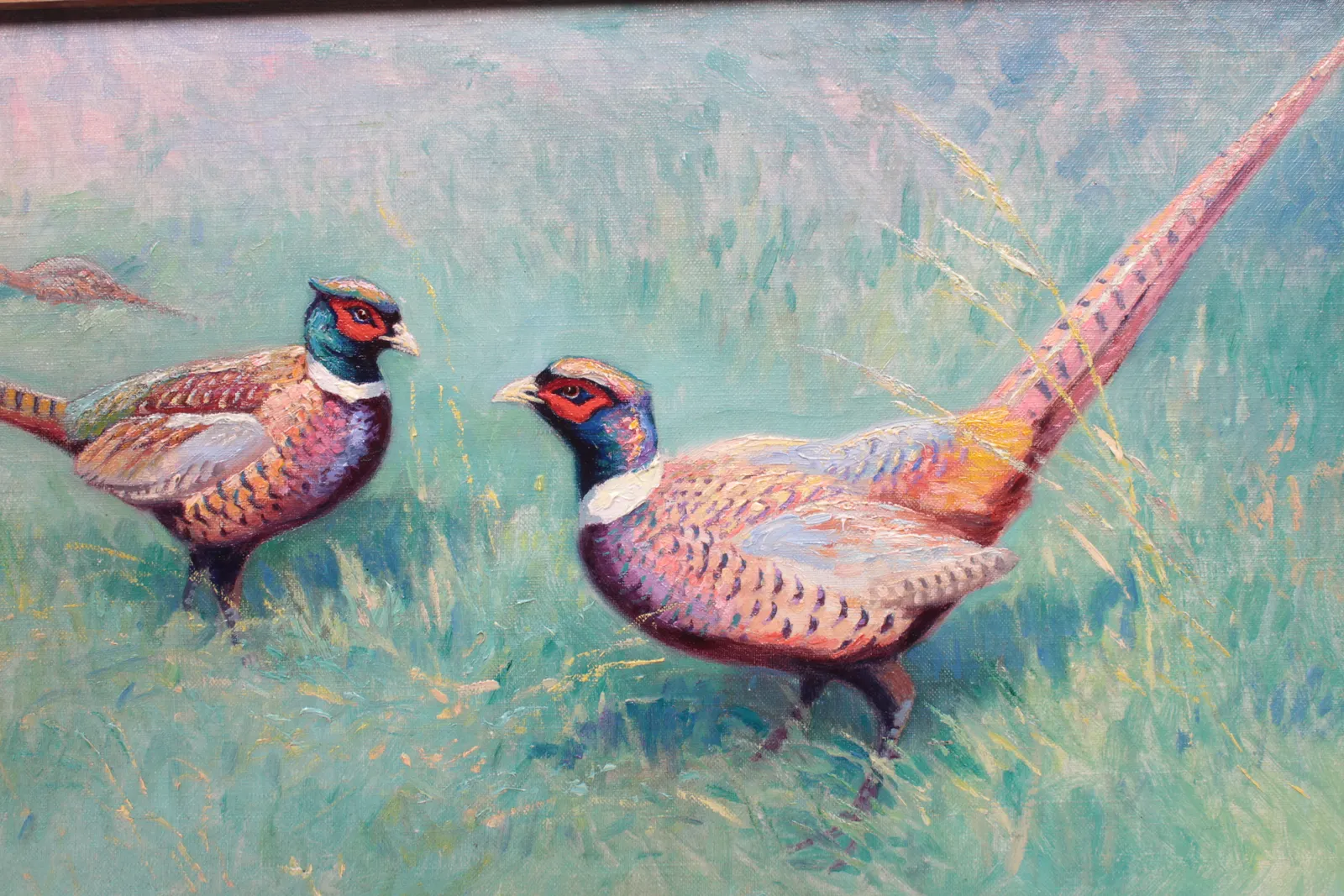 Joseph Oberthür, Faisans et lapin