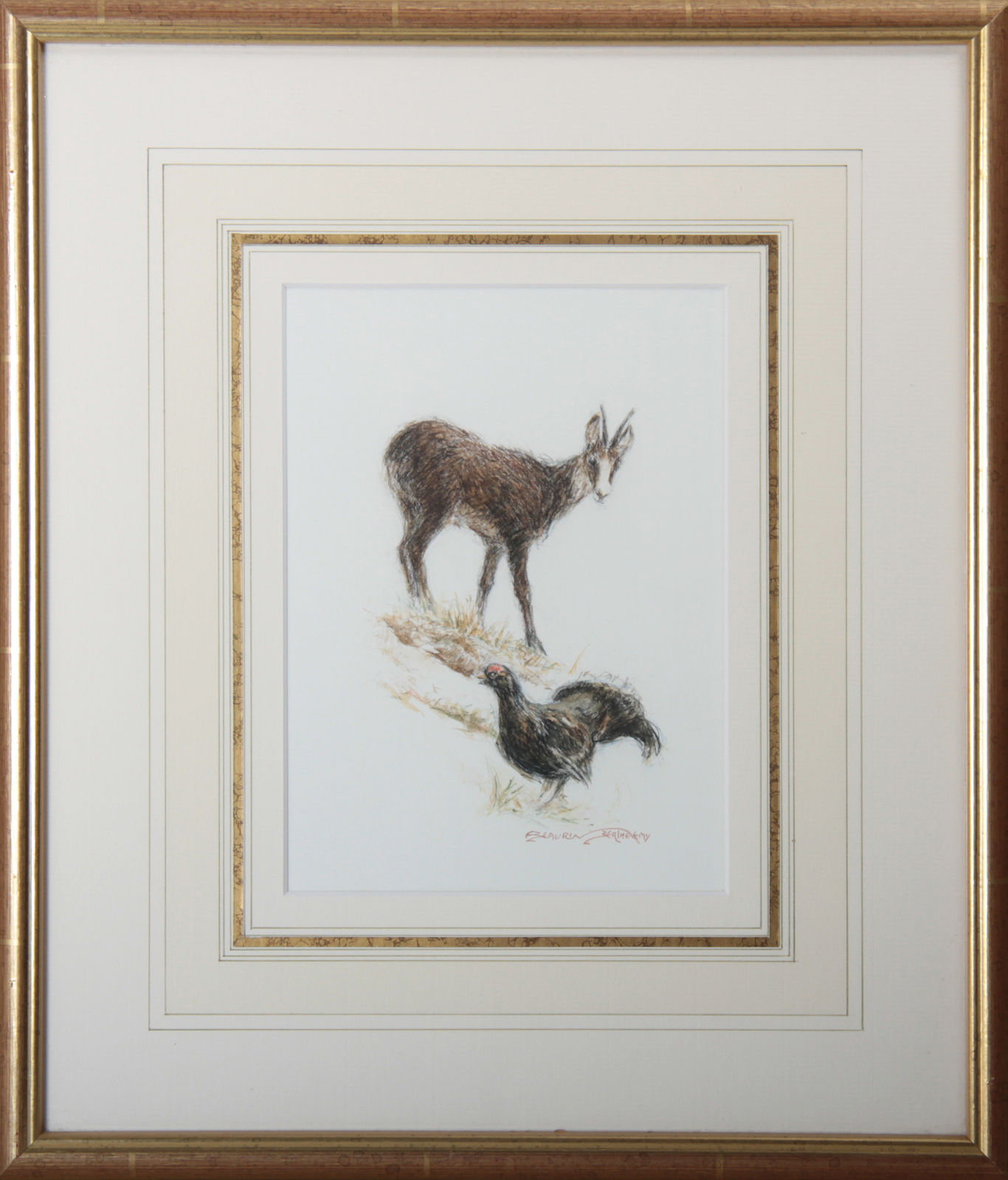 François Beaurin-Berthélemy, Chamois et tétras