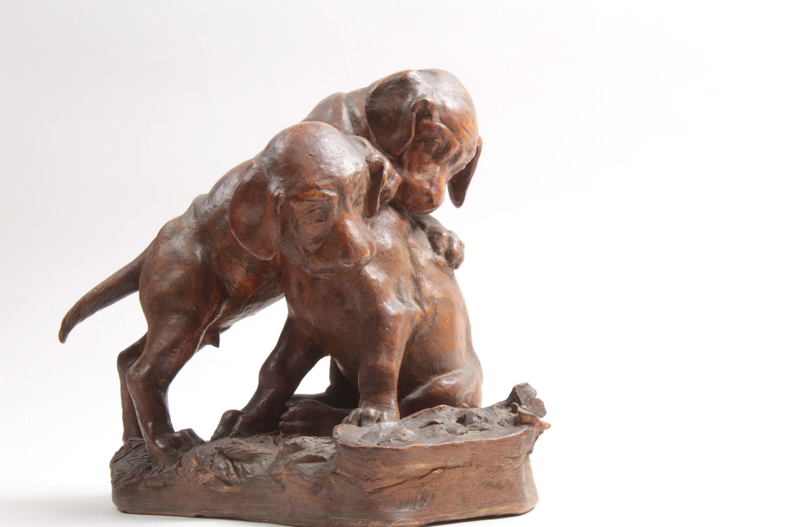 Georges Vacossin, Chiots et papillon