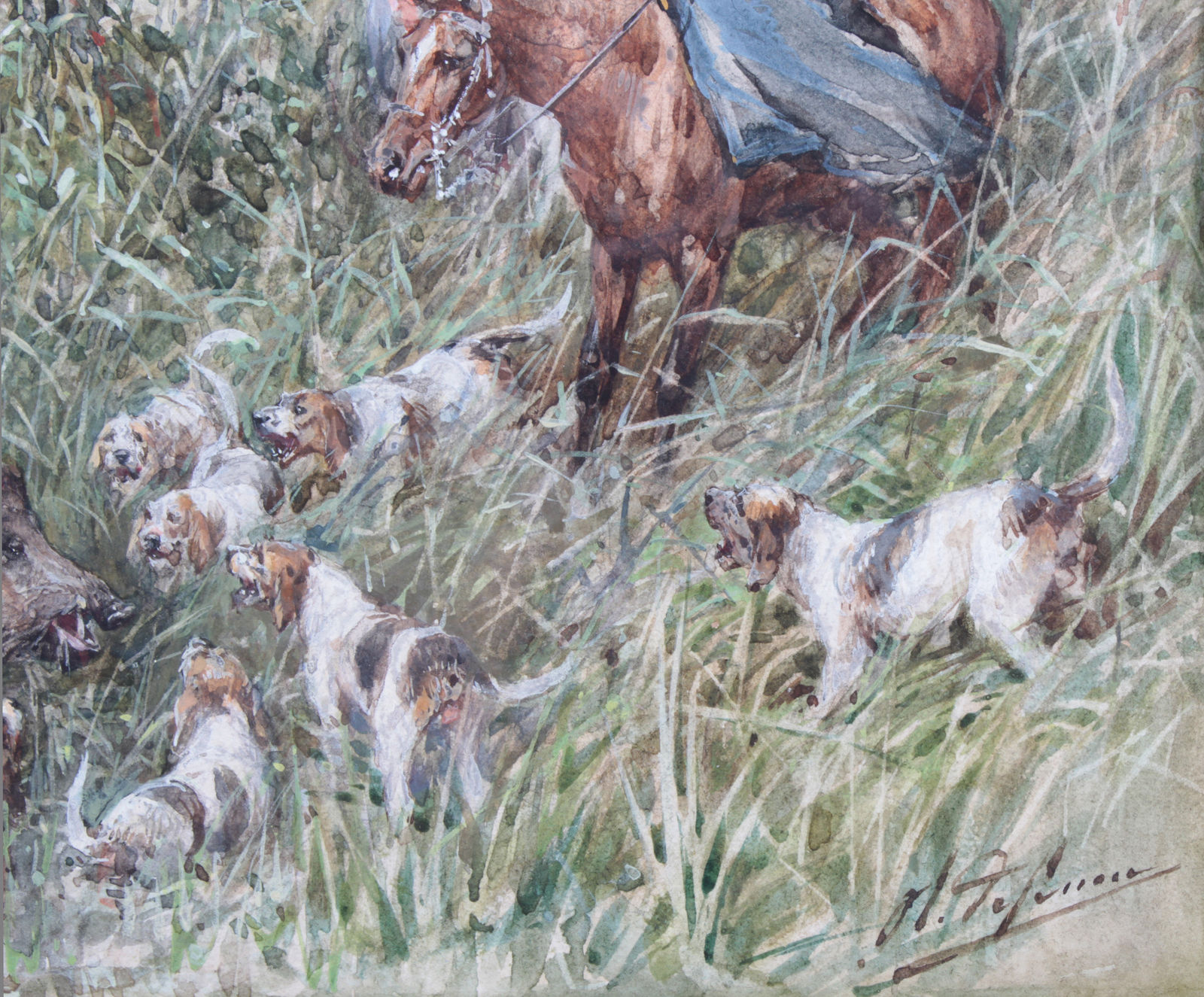 Olivier de Penne, Sanglier au ferme