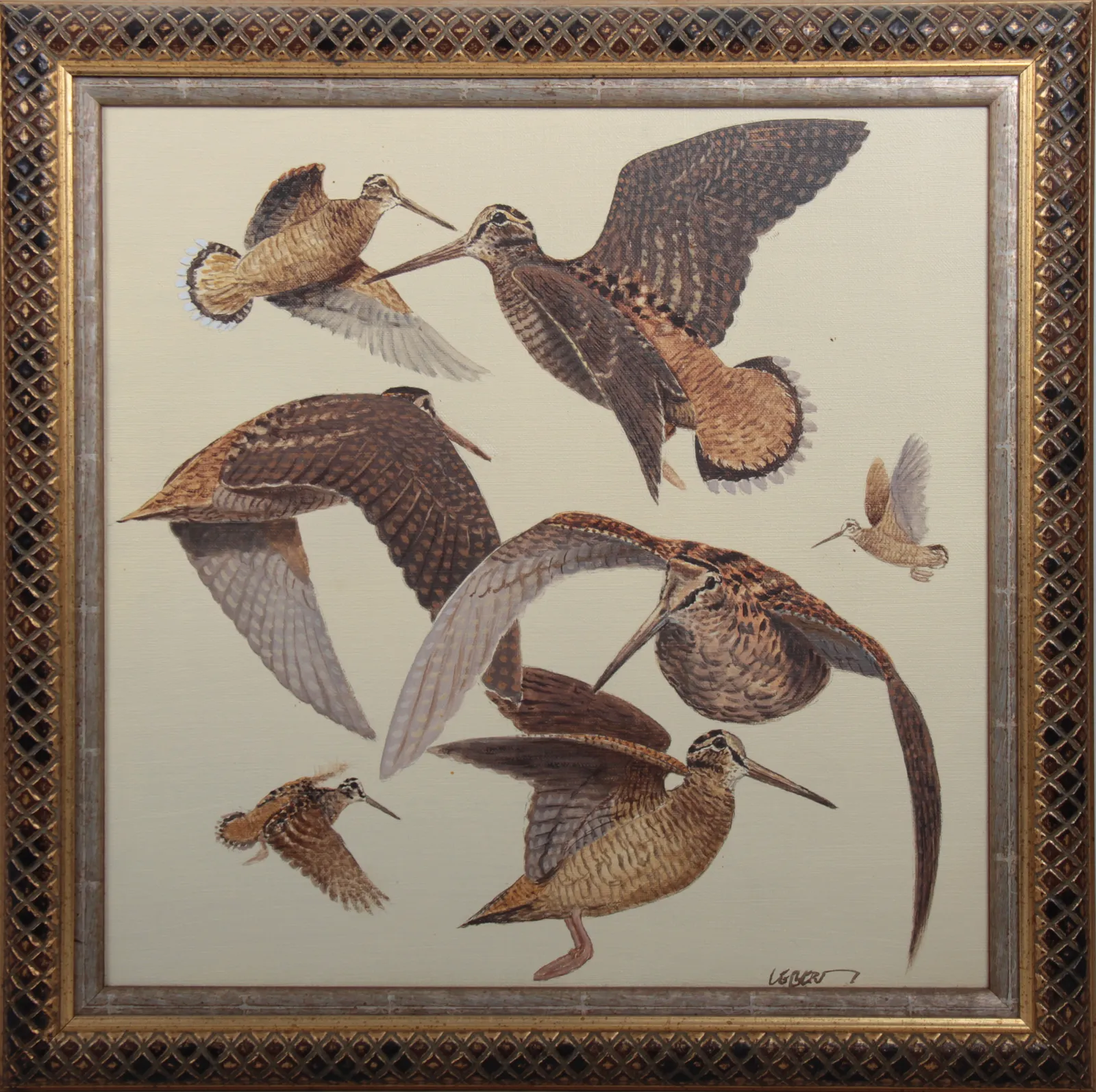 François Lebert, Etude de bécasses