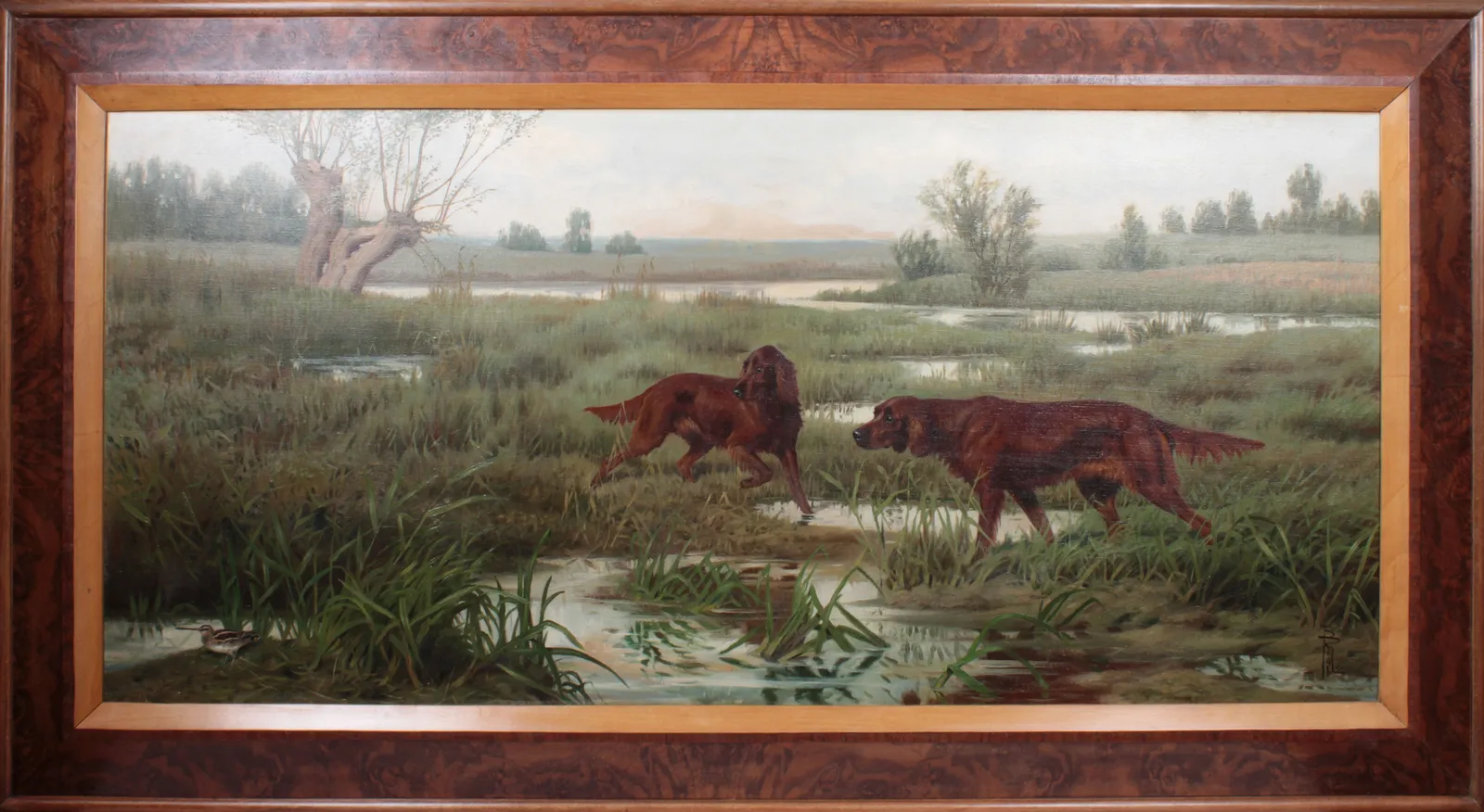 Boris Riabouchinsky, Setters à l'arrêt sur une bécassine