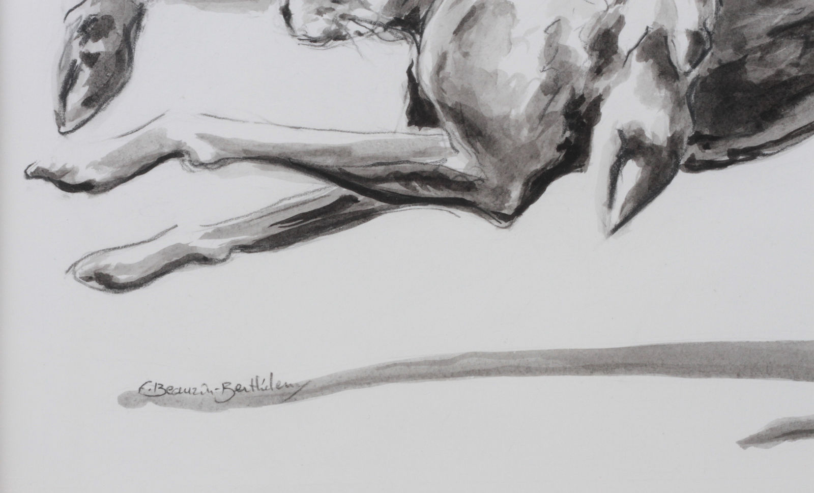 François Beaurin-Berthélemy, Lièvre et brocard