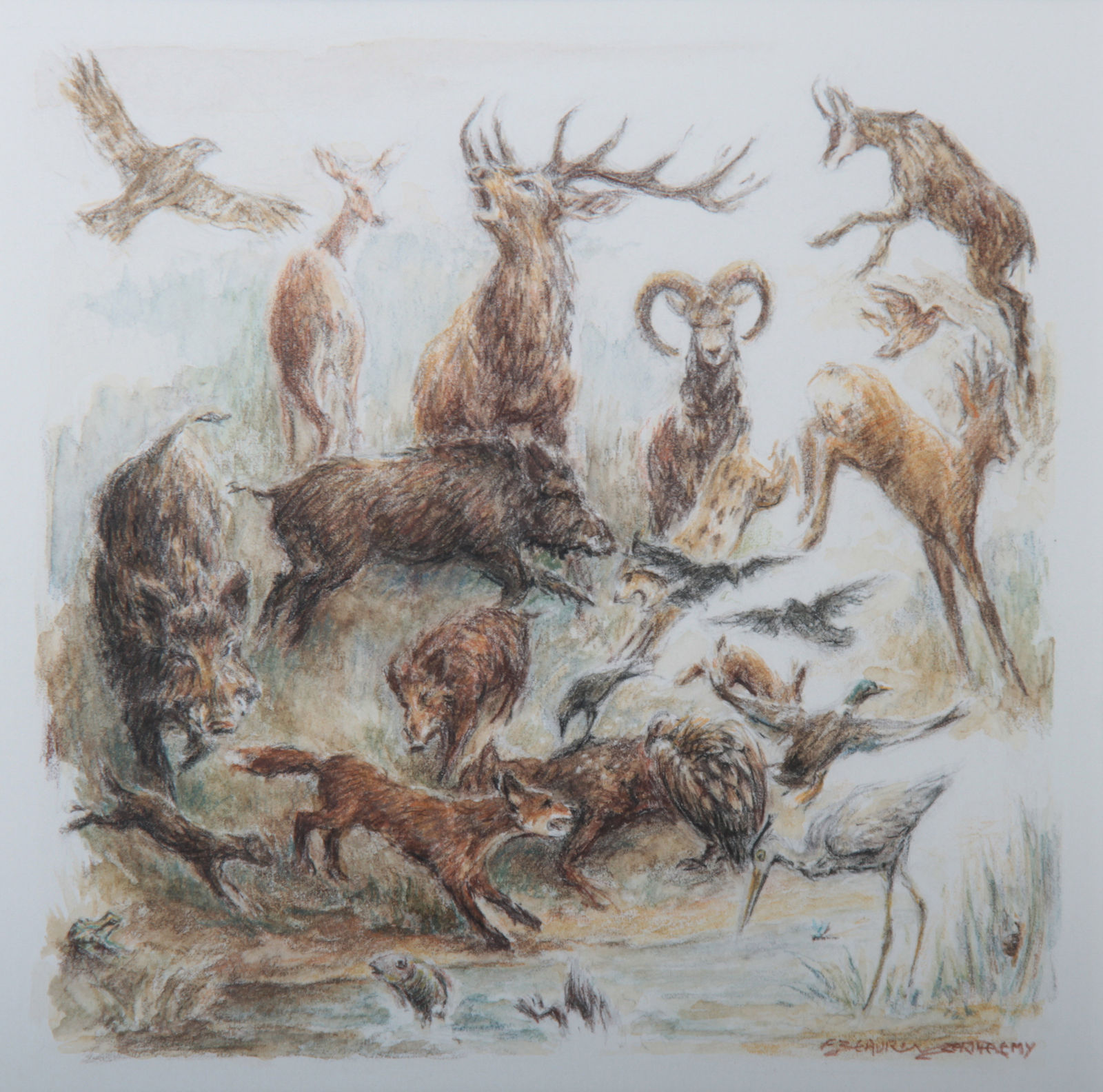 François Beaurin-Berthélemy, Chaine de la vie