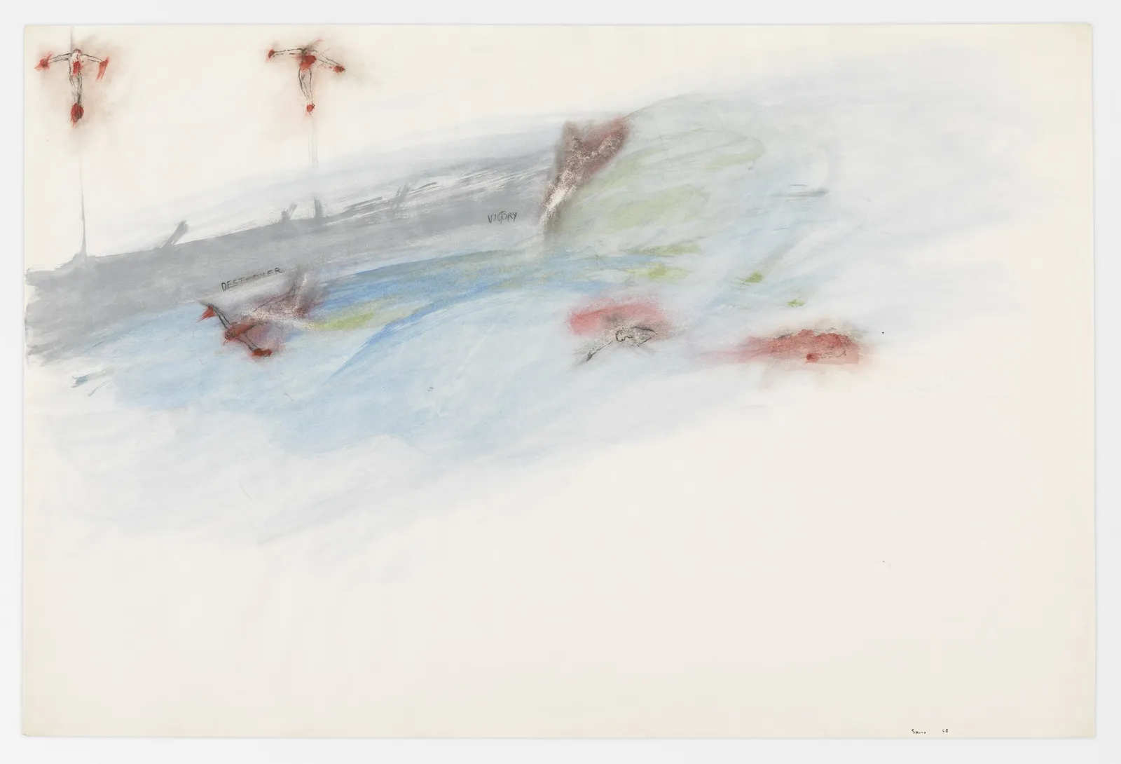 Nancy Spero, Destroyer, Victory, 1968