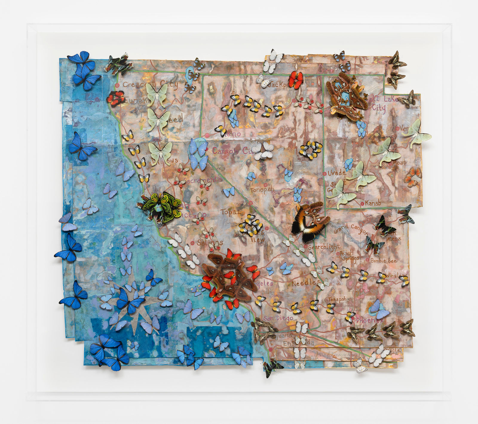 Jane Hammond, All Souls (Topaz), 2025