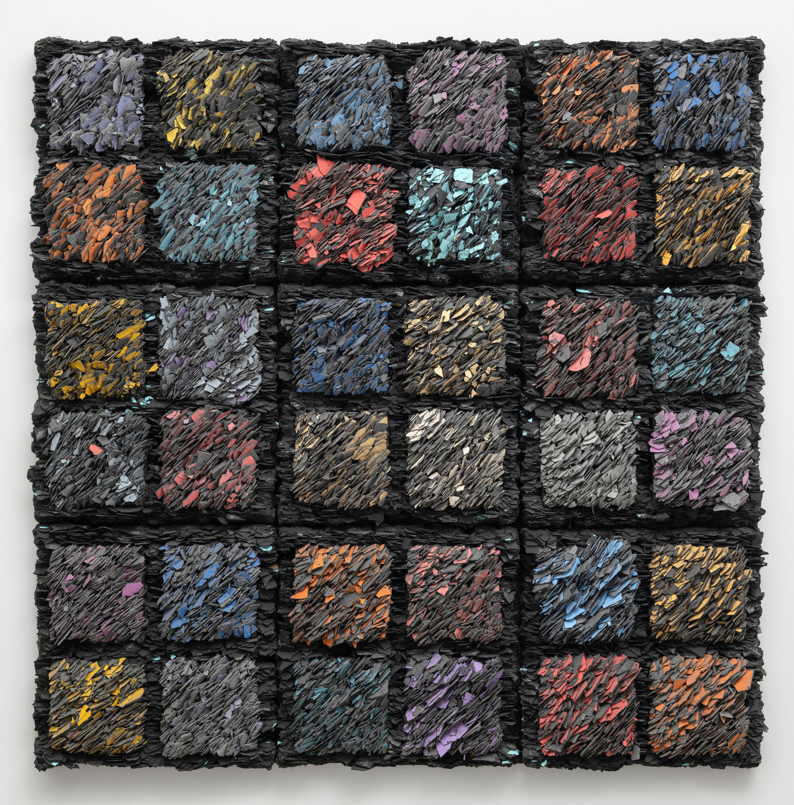 Leonardo Drew, Number 417, 2024