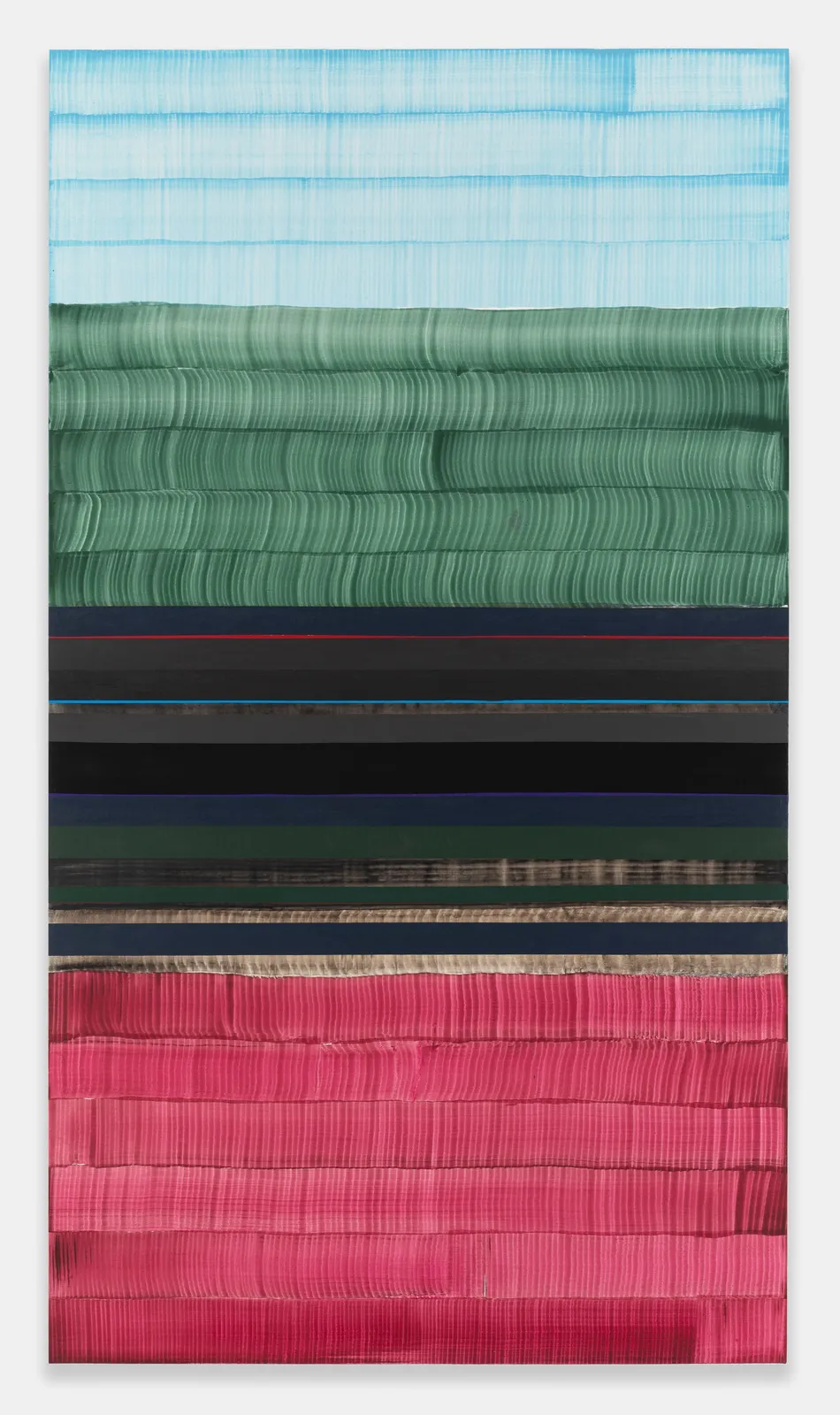 Juan Uslé, Viento del Este (hendiduras), 2024