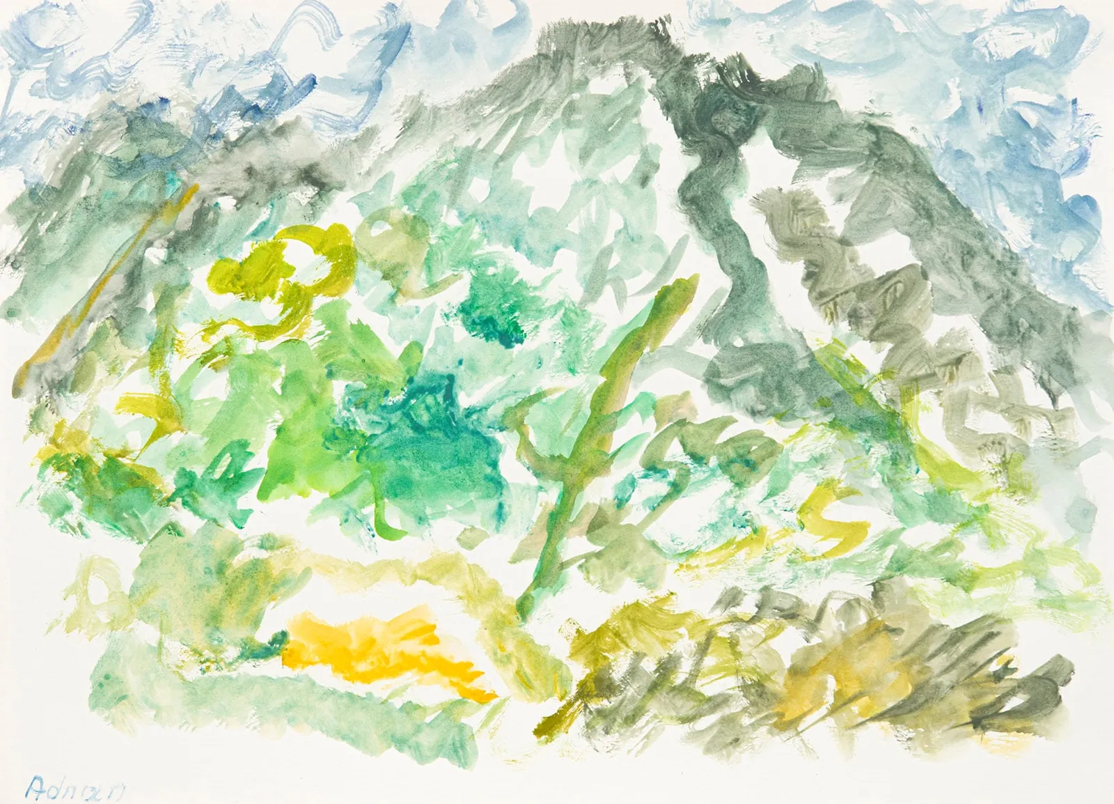 Etel Adnan, Tamalpaïs, c. 1990s