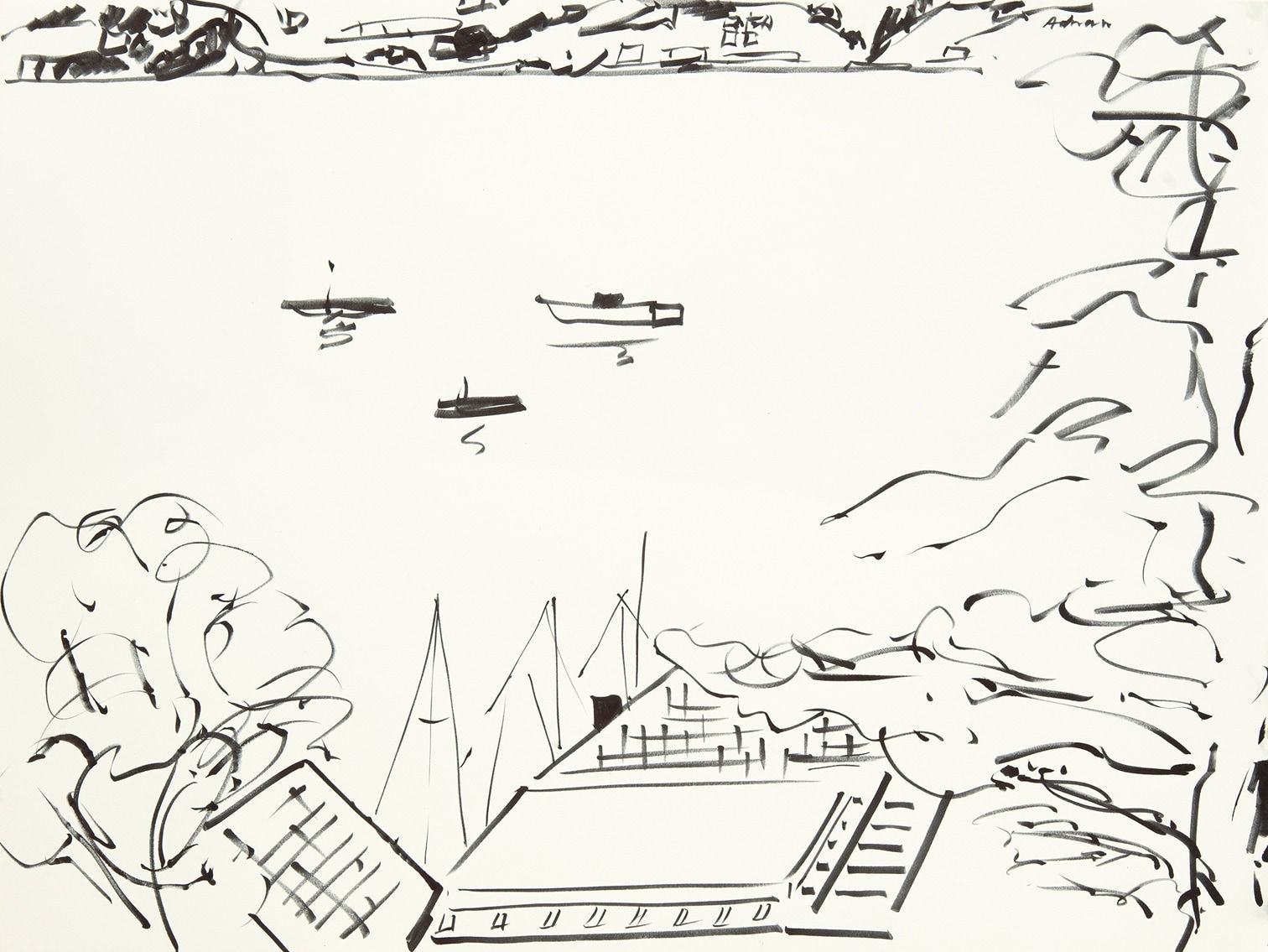 Etel Adnan, Bay, c. 1990s