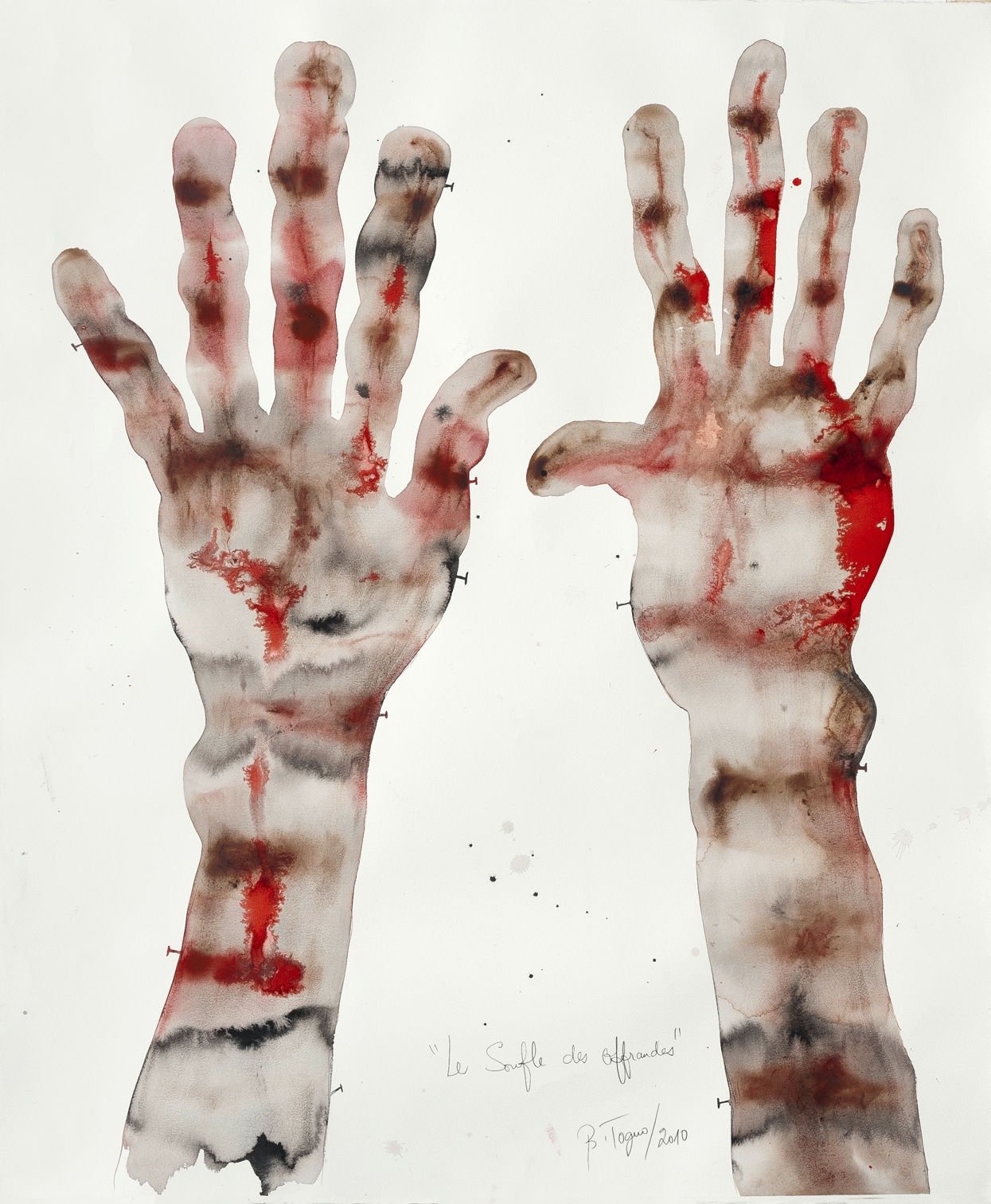 Barthélémy Toguo, Le souffle des offrandes, 2010