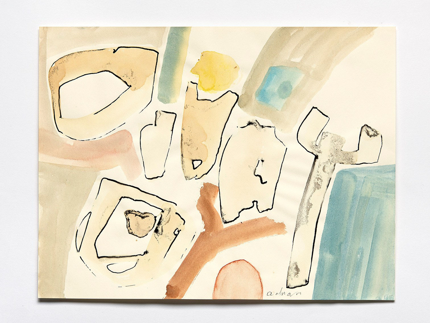 Etel Adnan, Untitled, 1964