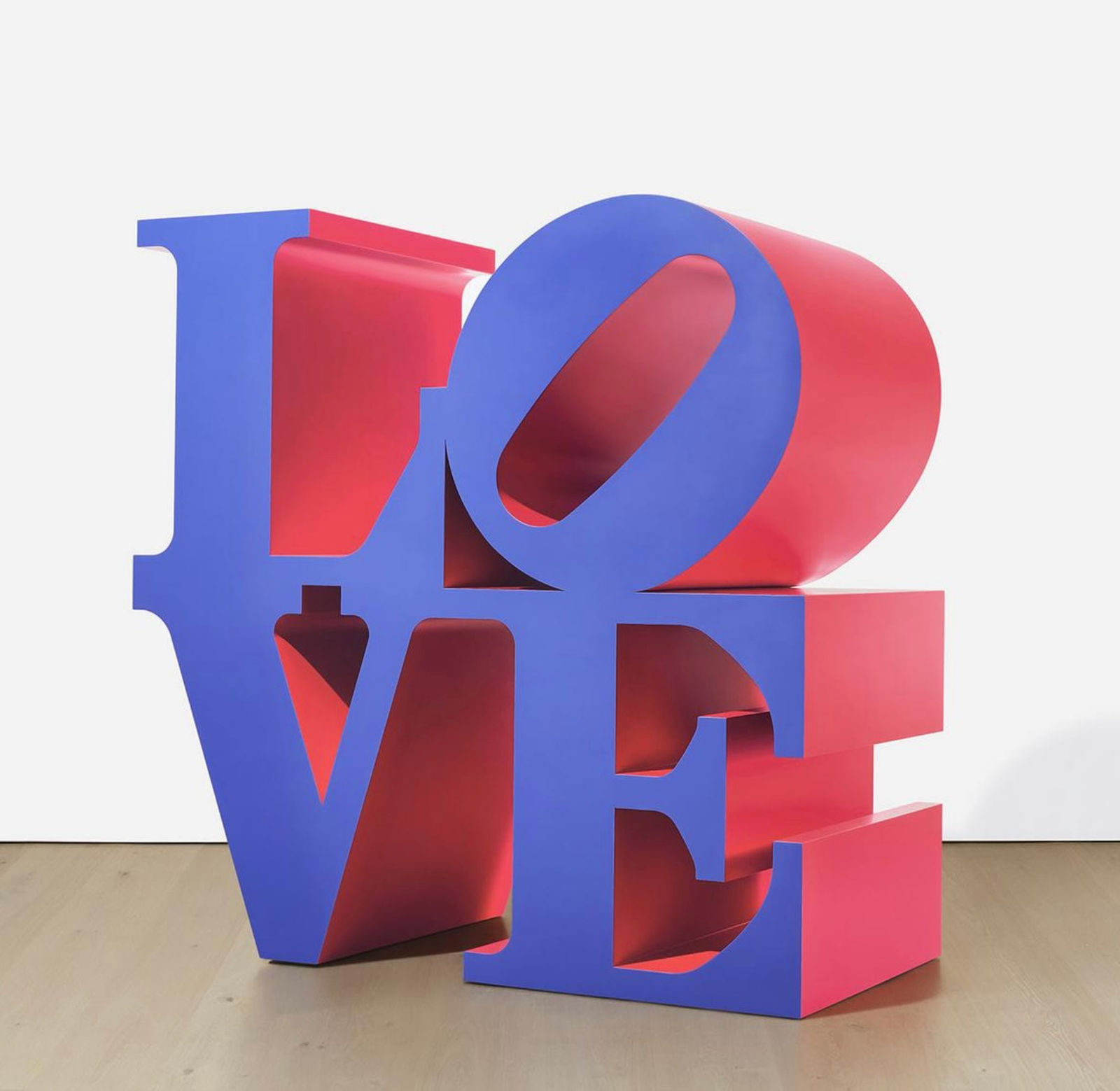 Robert Indiana, LOVE (Violet Faces Red Sides), 1999