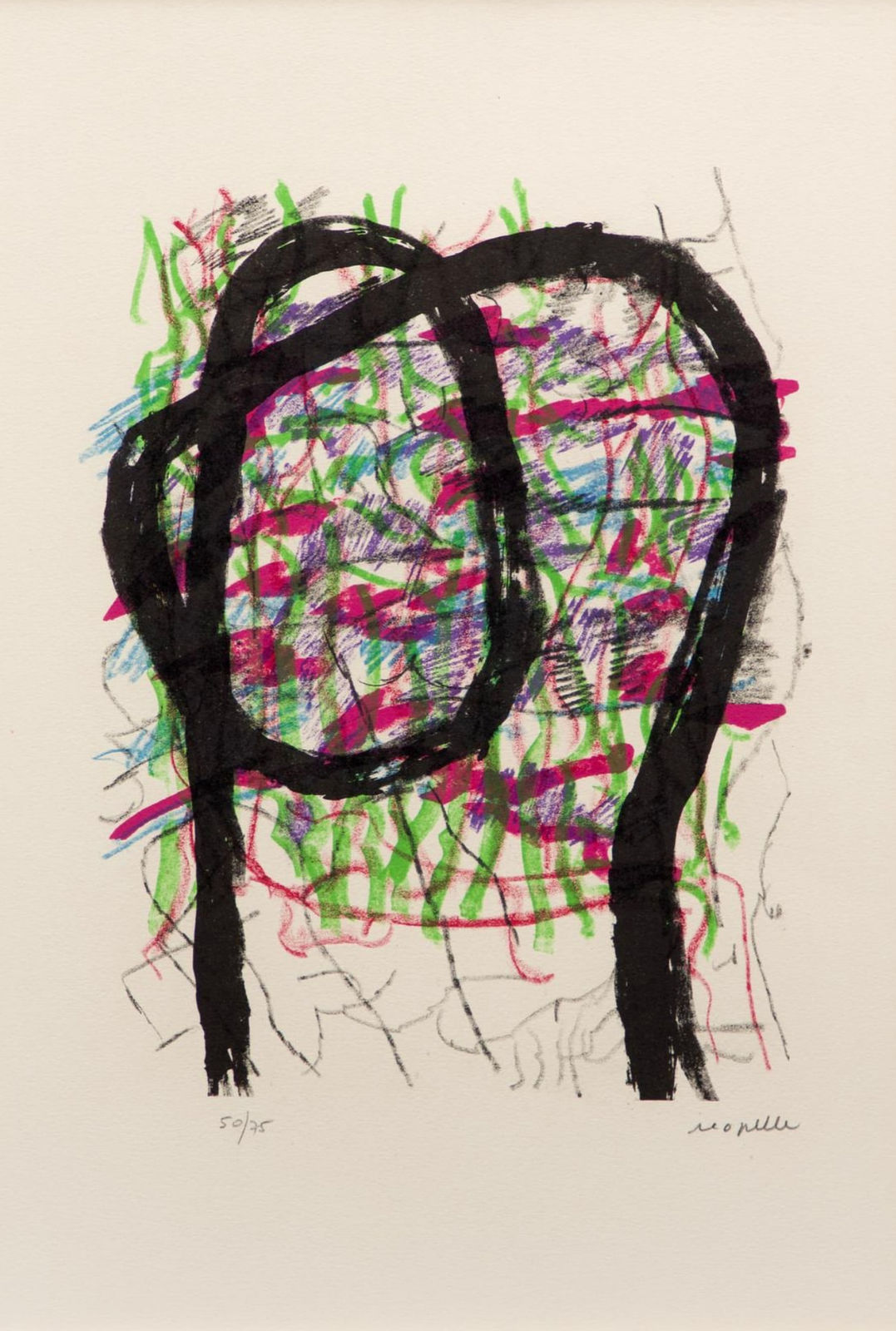 Jean Paul Riopelle, L'Indien, 1972