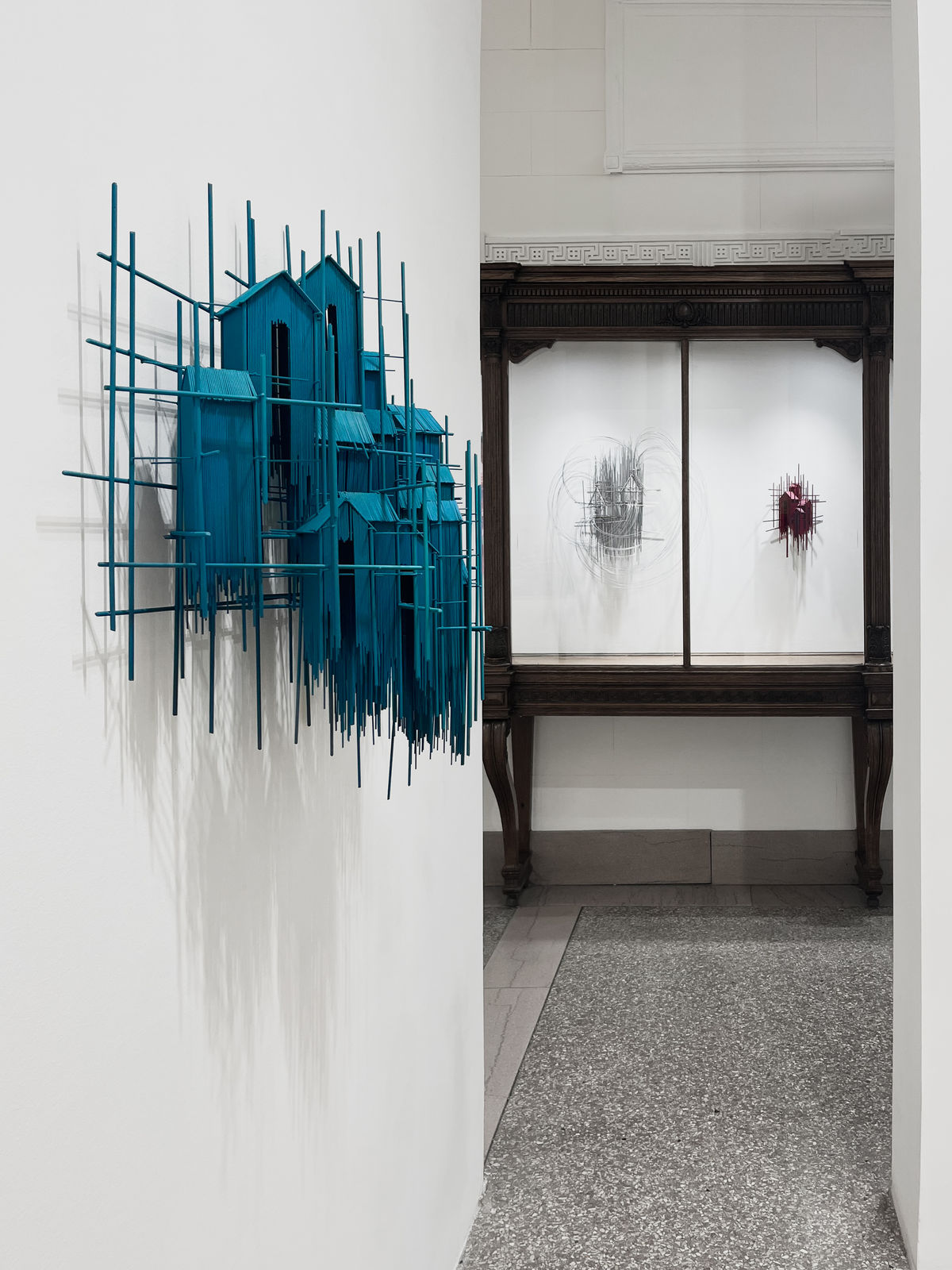 David Moreno, Floating favelas Azul Mediterraneo I, 2025