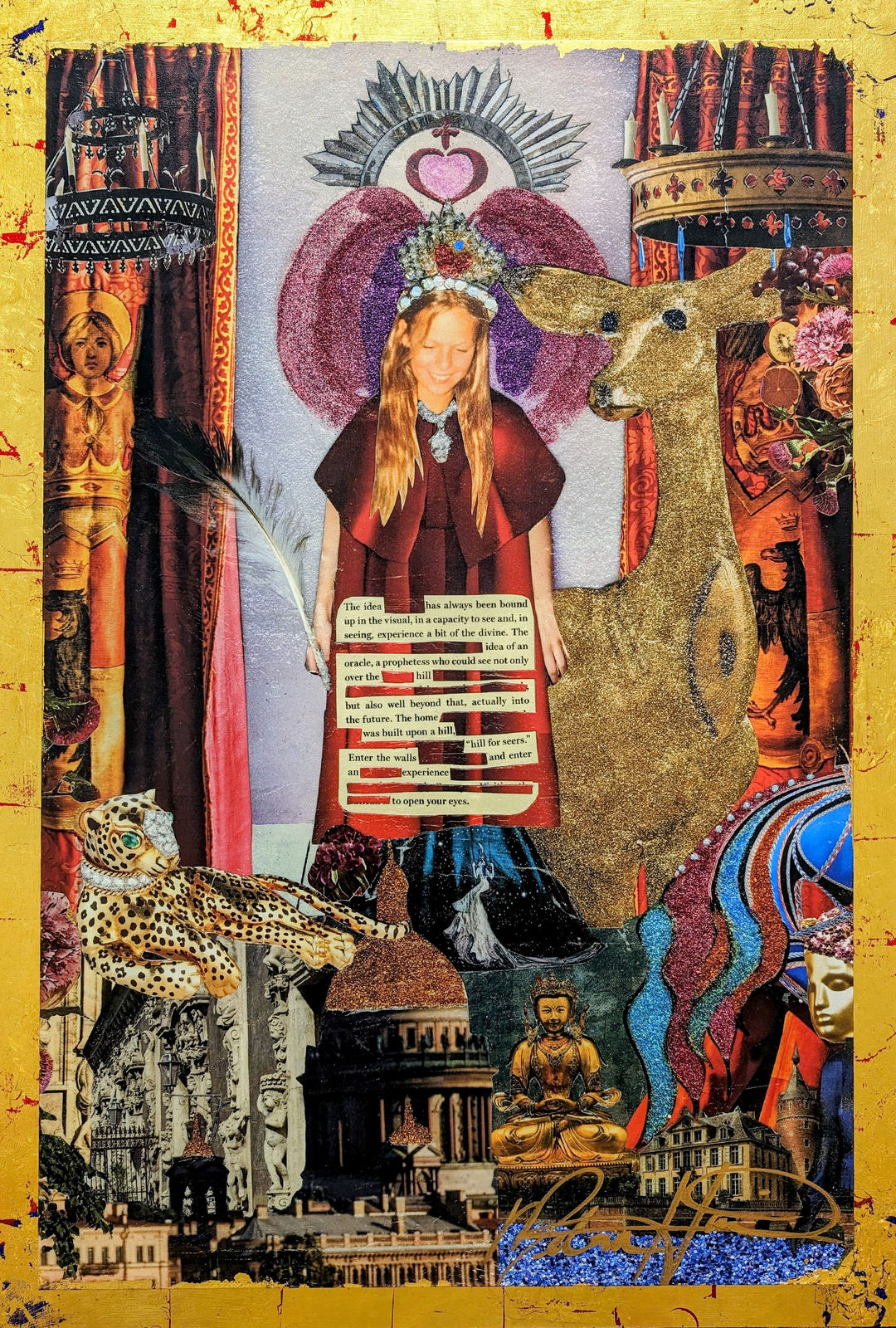 Melora Hardin, Queen of Heart - Self Portrait, 2023