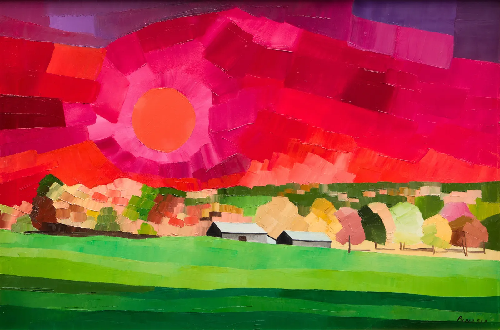 Claude Picher, Soleil sur l'automne, 1989