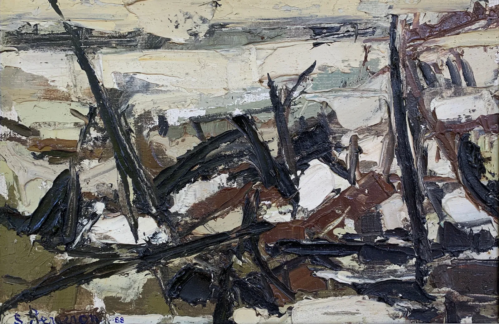 Suzanne Bergeron, Epaves, 1958