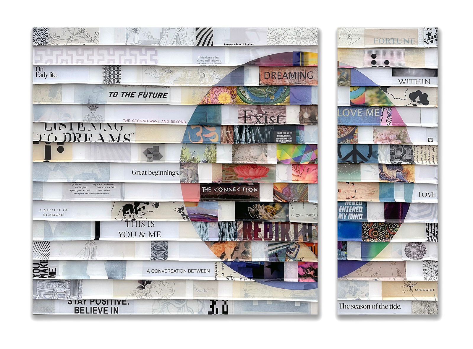 James Verbicky, Citta Samtana Diptych 362, 2025