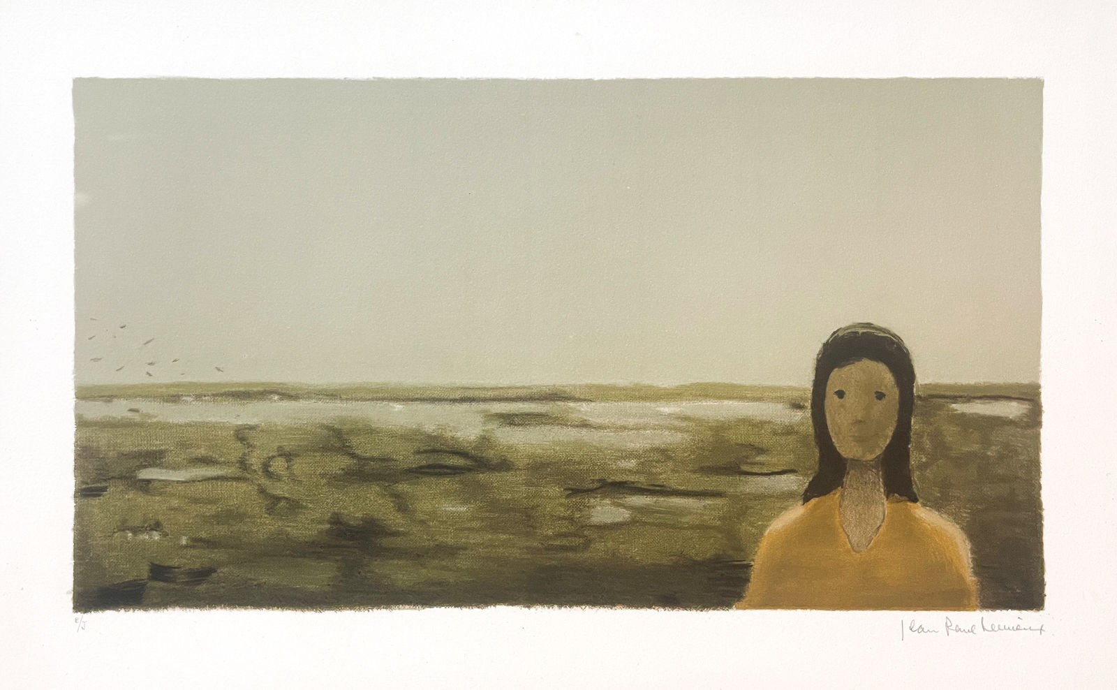 Jean-Paul Lemieux, Joséphine - La Petite Poule d'Eau, 1971