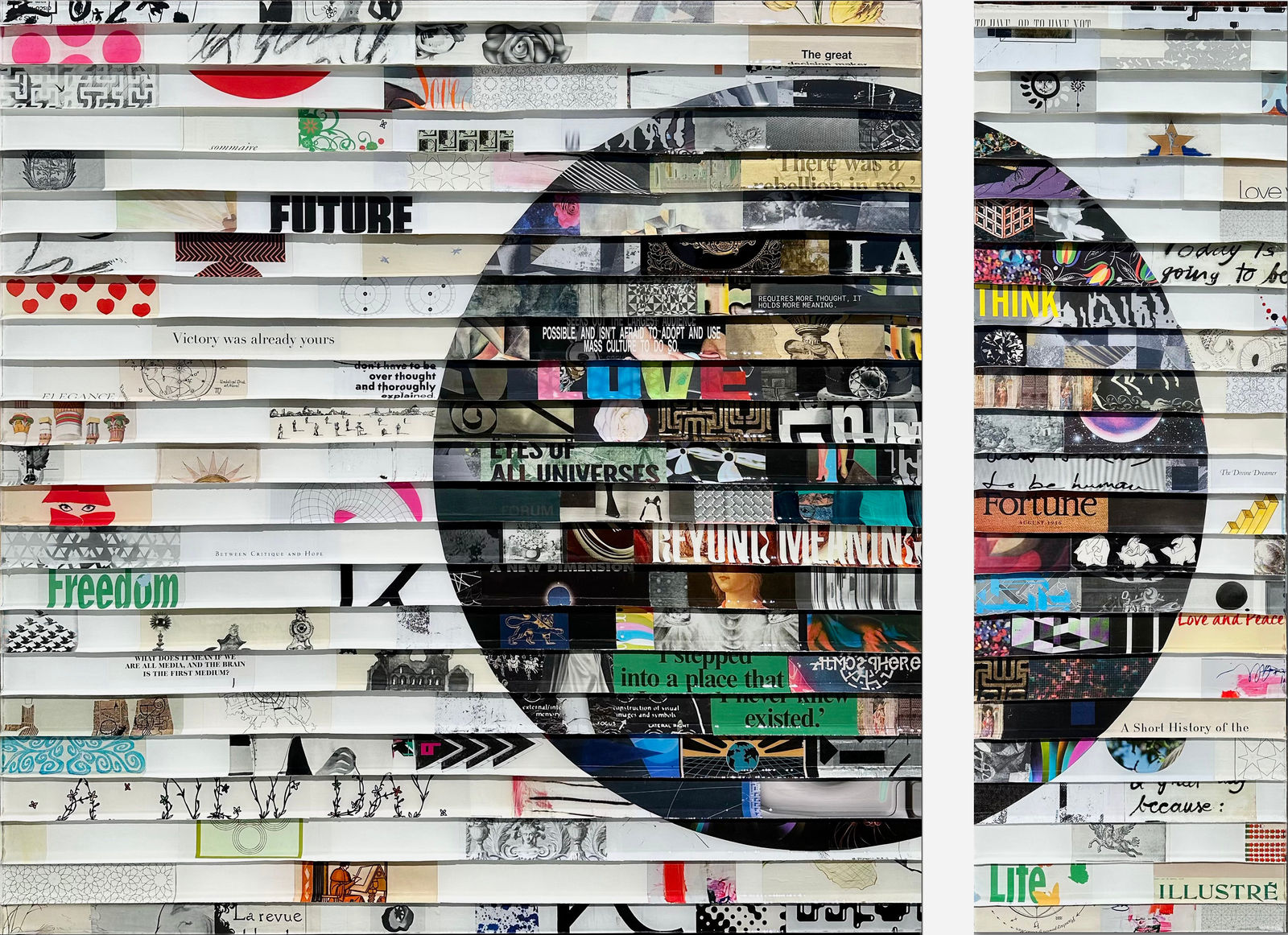 James Verbicky, Citta Samtana Diptych 328, 2023