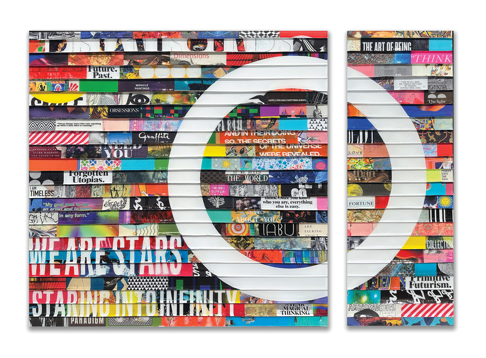 James Verbicky, Citta Samtana Diptych 344, 2024