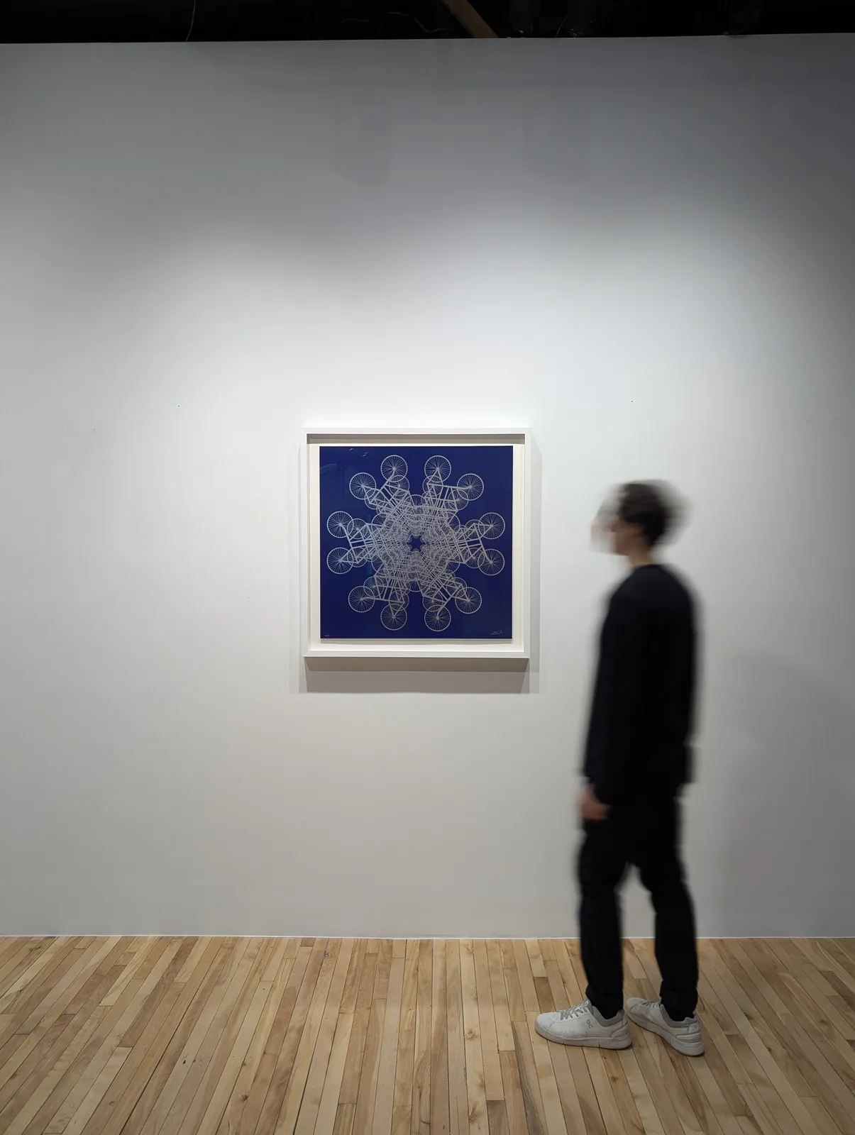 Ai Weiwei, Forever Bicycle (Blue & Silver), 2025