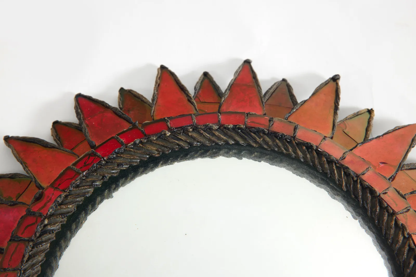 LINE VAUTRIN, MIRROR 'SOLEIL À POINTES N°2', c. 1960