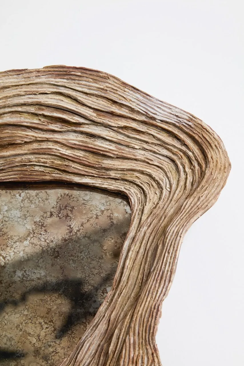 LINE VAUTRIN, 'OYSTER' MIRROR , c. 1960