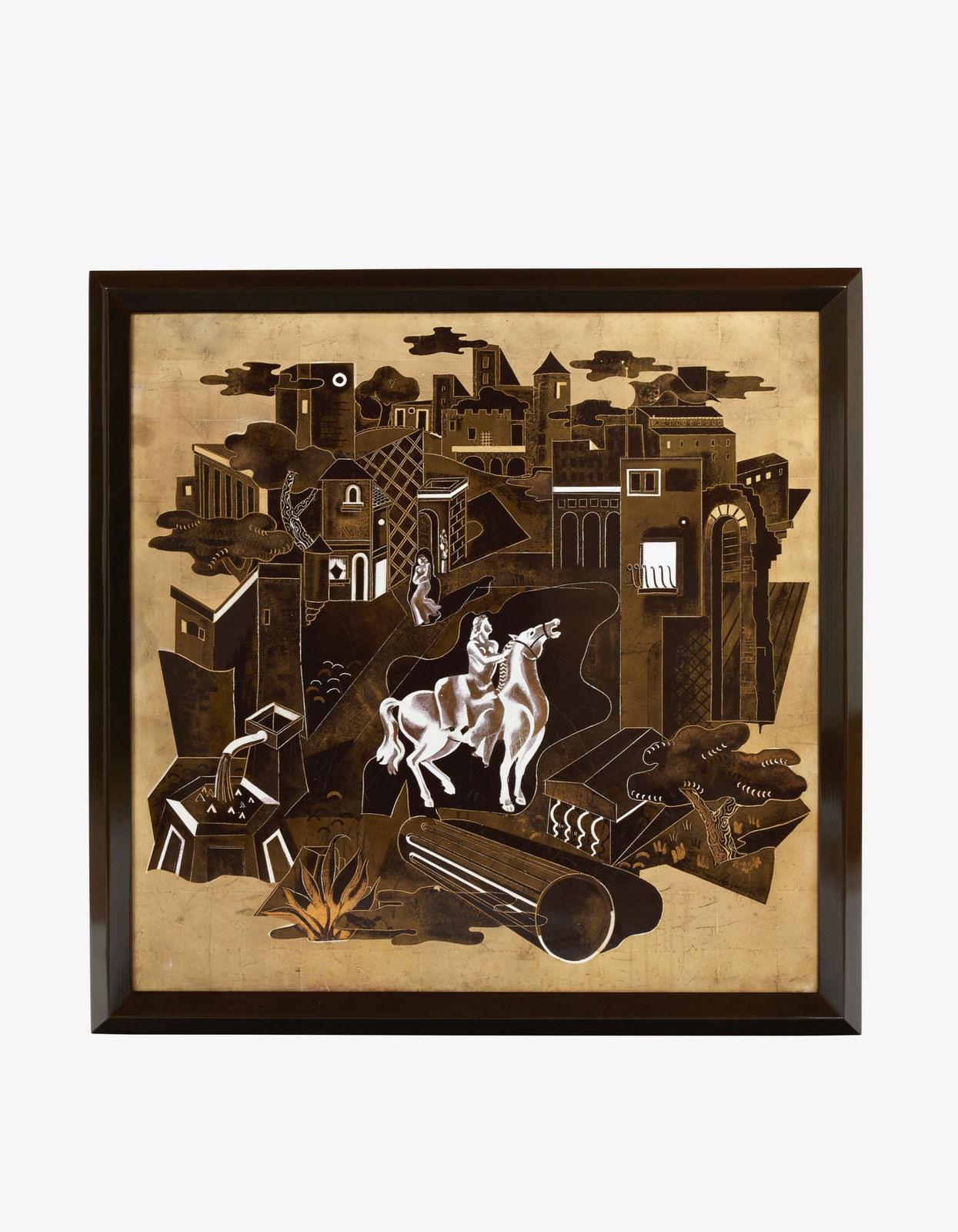 PAULE (1910-1997) & MAX INGRAND (1908-1969), 'Ville imaginaire traitée dans le style de la peinture métaphysique ', 1938