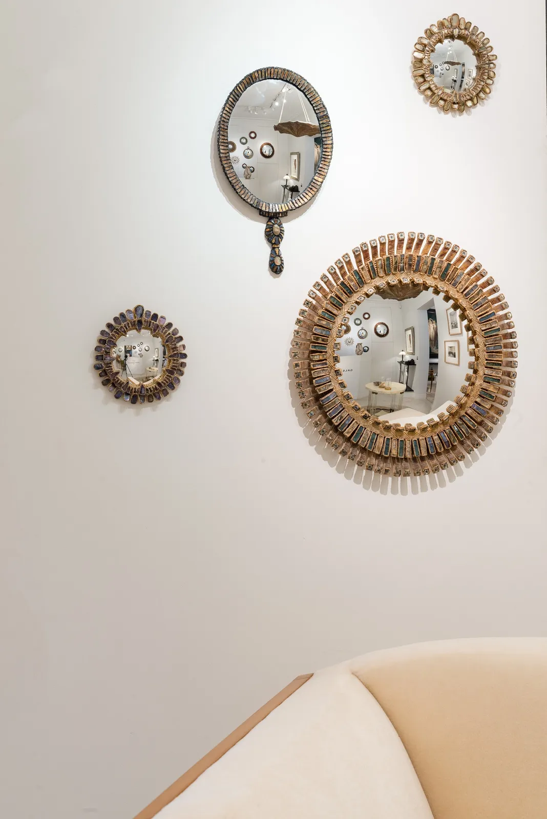 LINE VAUTRIN, MIRROR 'GABRIELLE', c. 1960