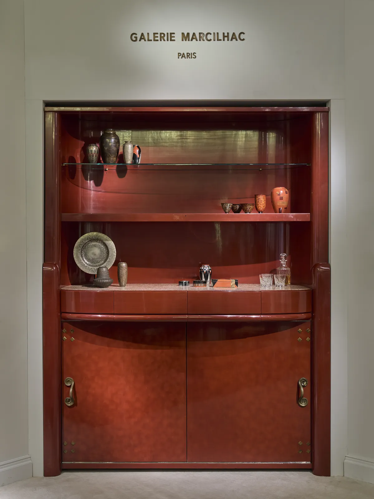 JEAN DUNAND, VASE, c. 1920