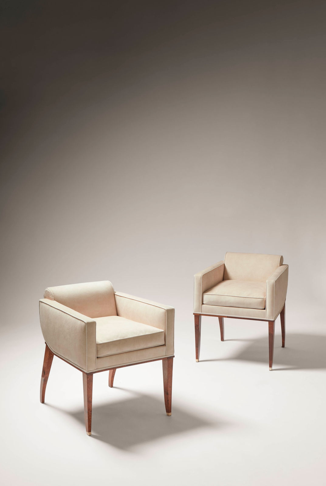 JACQUES-ÉMILE RUHLMANN, PAIR OF ARMCHAIRS, c. 1925