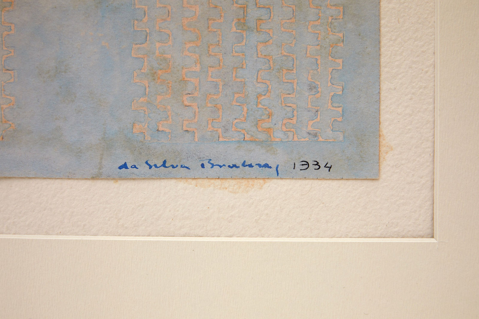 IVAN DA SILVA BRUHNS, ETUDE DE TAPIS, 1934