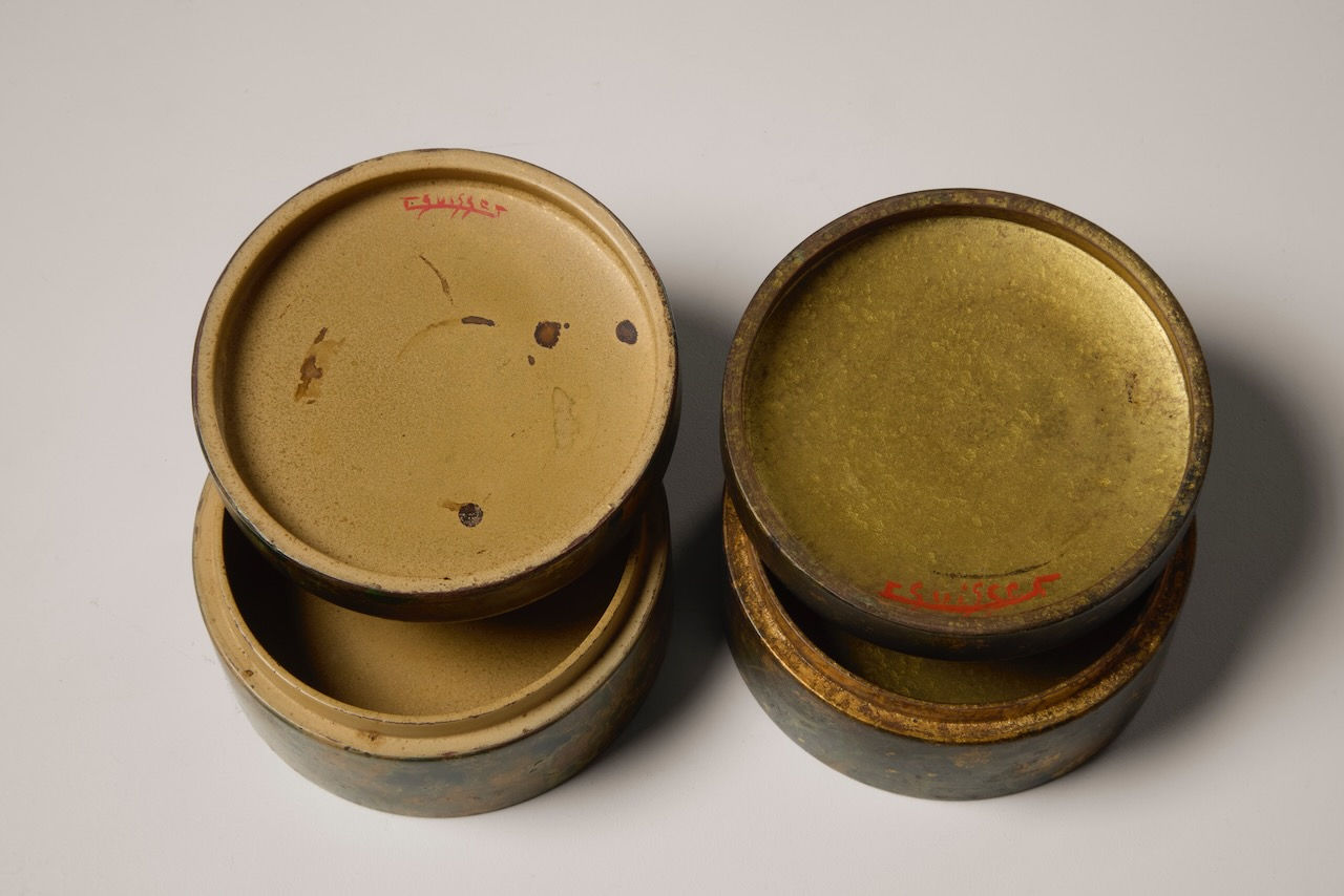 GASTON SUISSE, PAIR OF BOXES, c. 1930