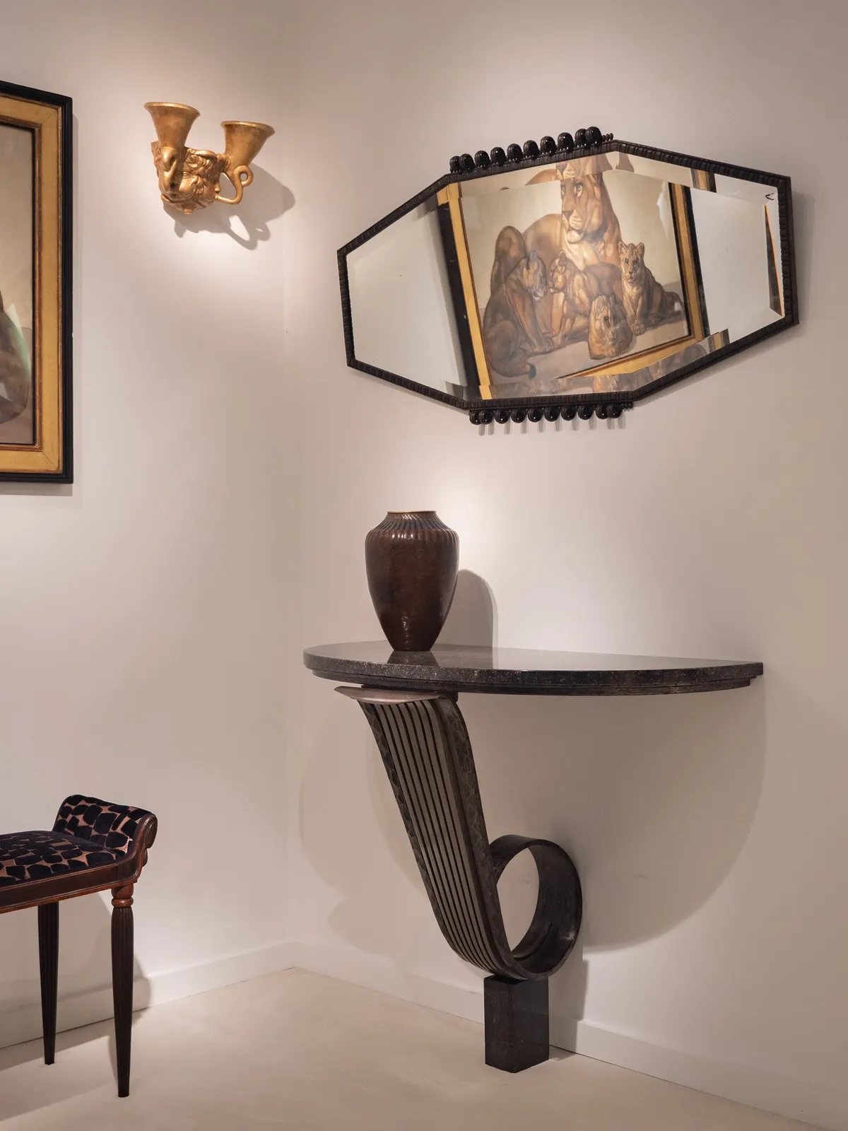 EDGAR BRANDT, MIRROR, c. 1924