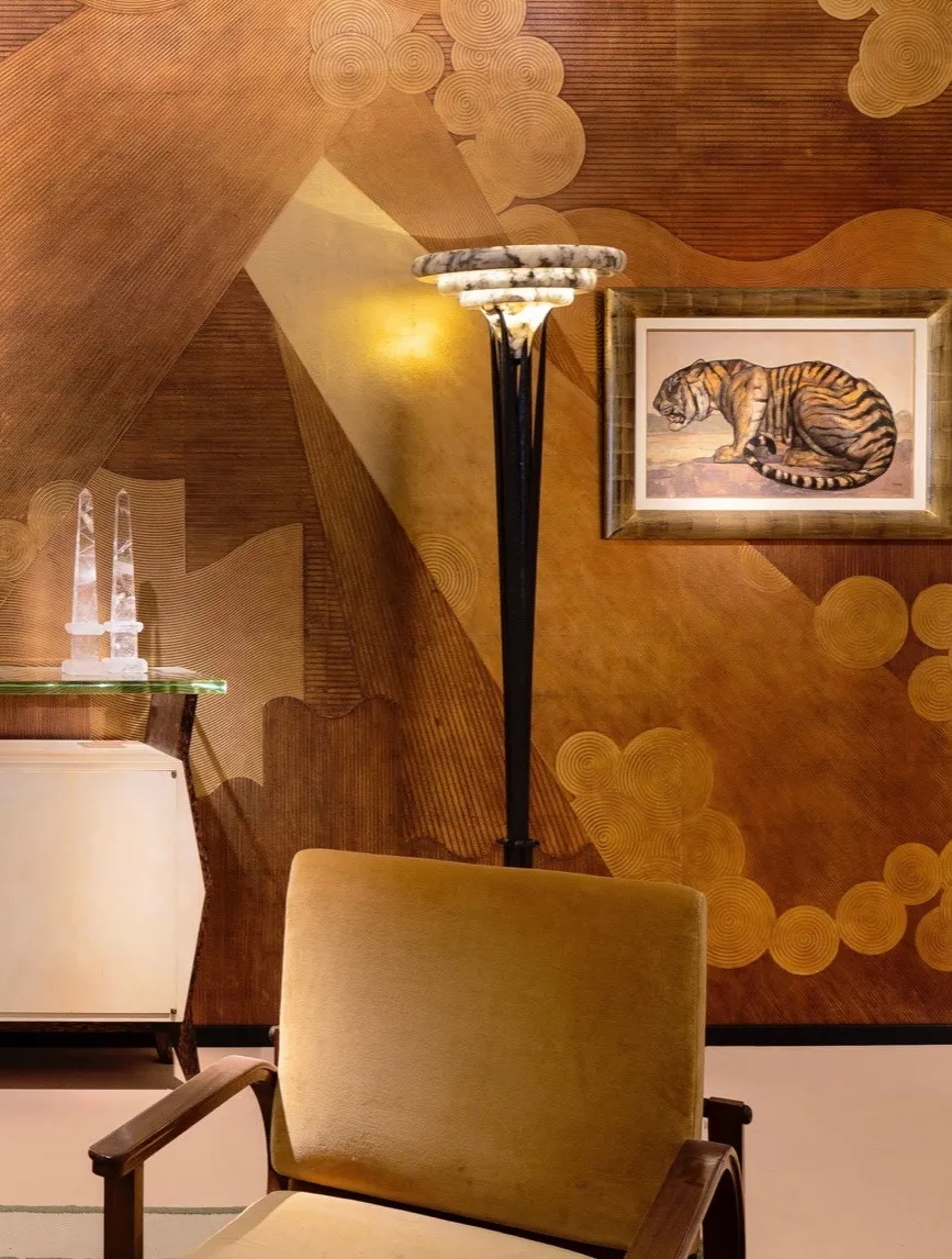 PAUL JOUVE, 'TIGRE A L'AFFUT', c. 1935